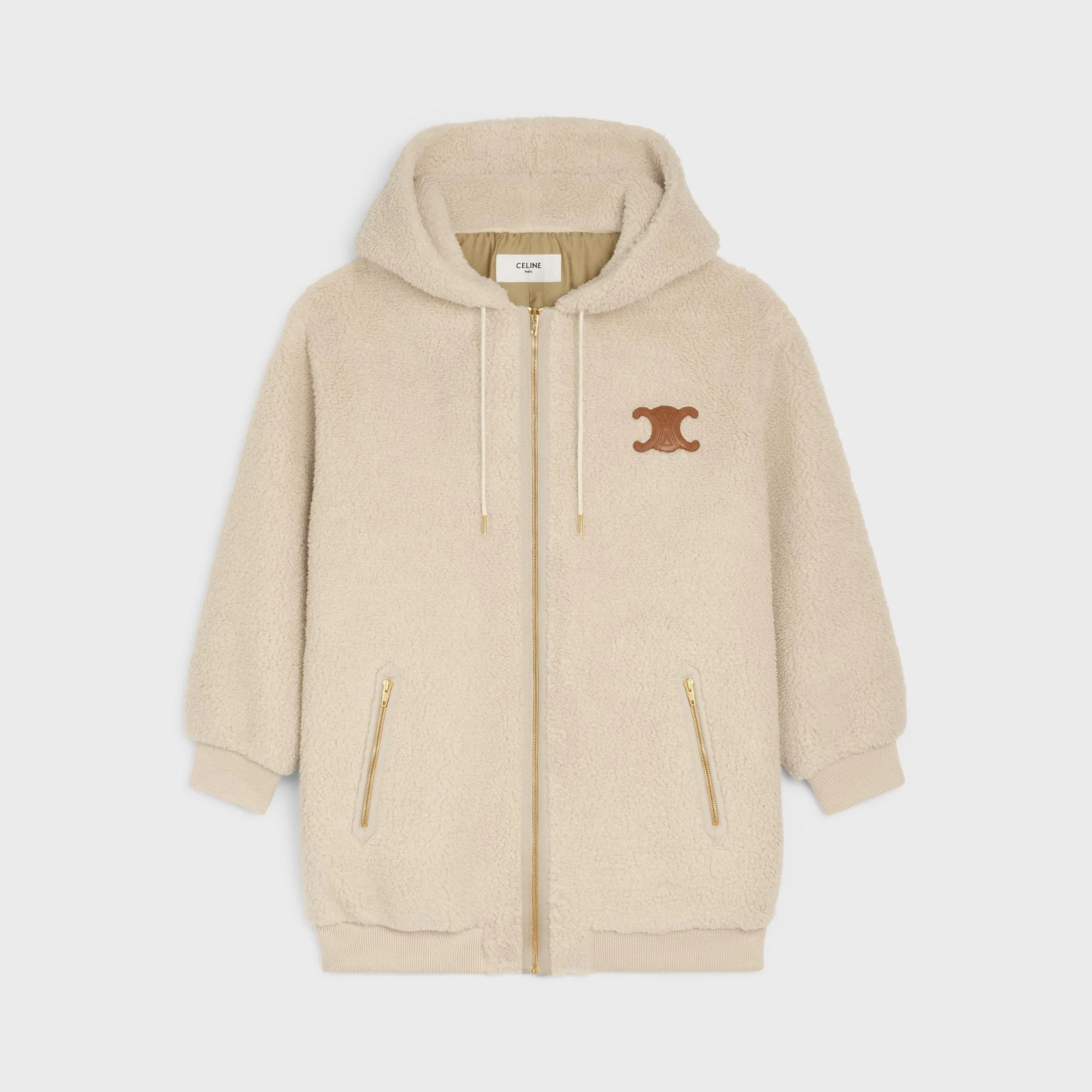 Triomphe Hooded Jacket - Natural