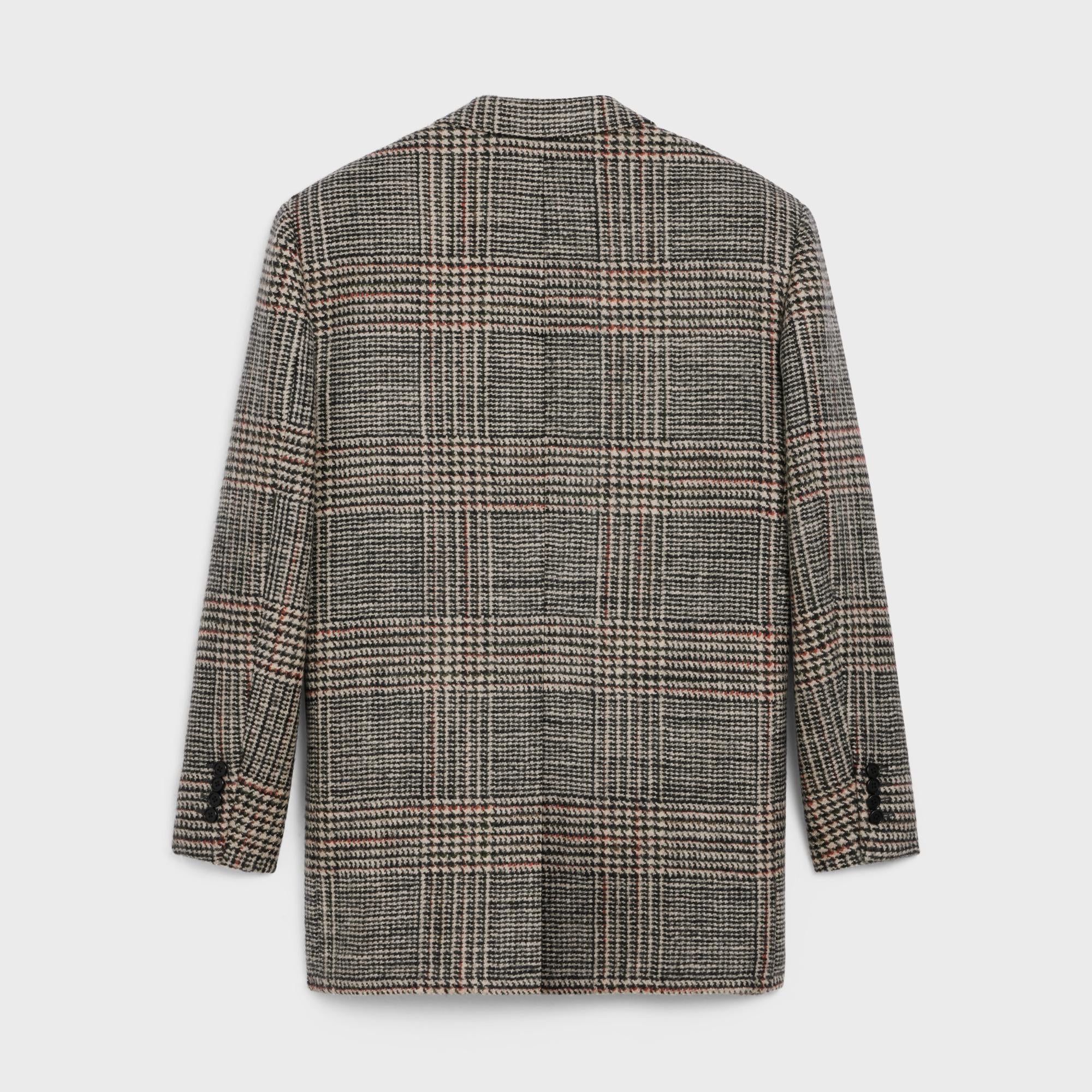 Boys Jacket 2B Right Collar - Black/Vanilla/Rust - Image 2