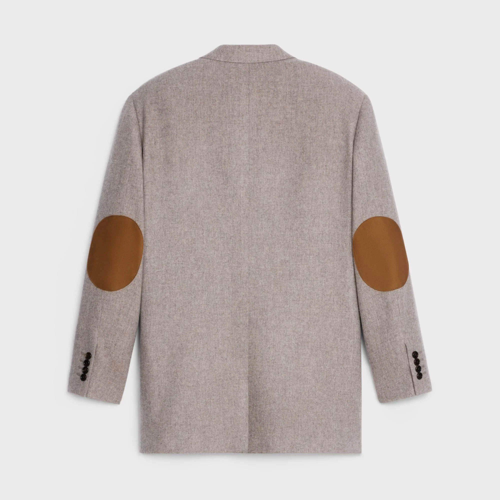 Boys Jacket 2B Right Collar - Camel/Gray - Image 5