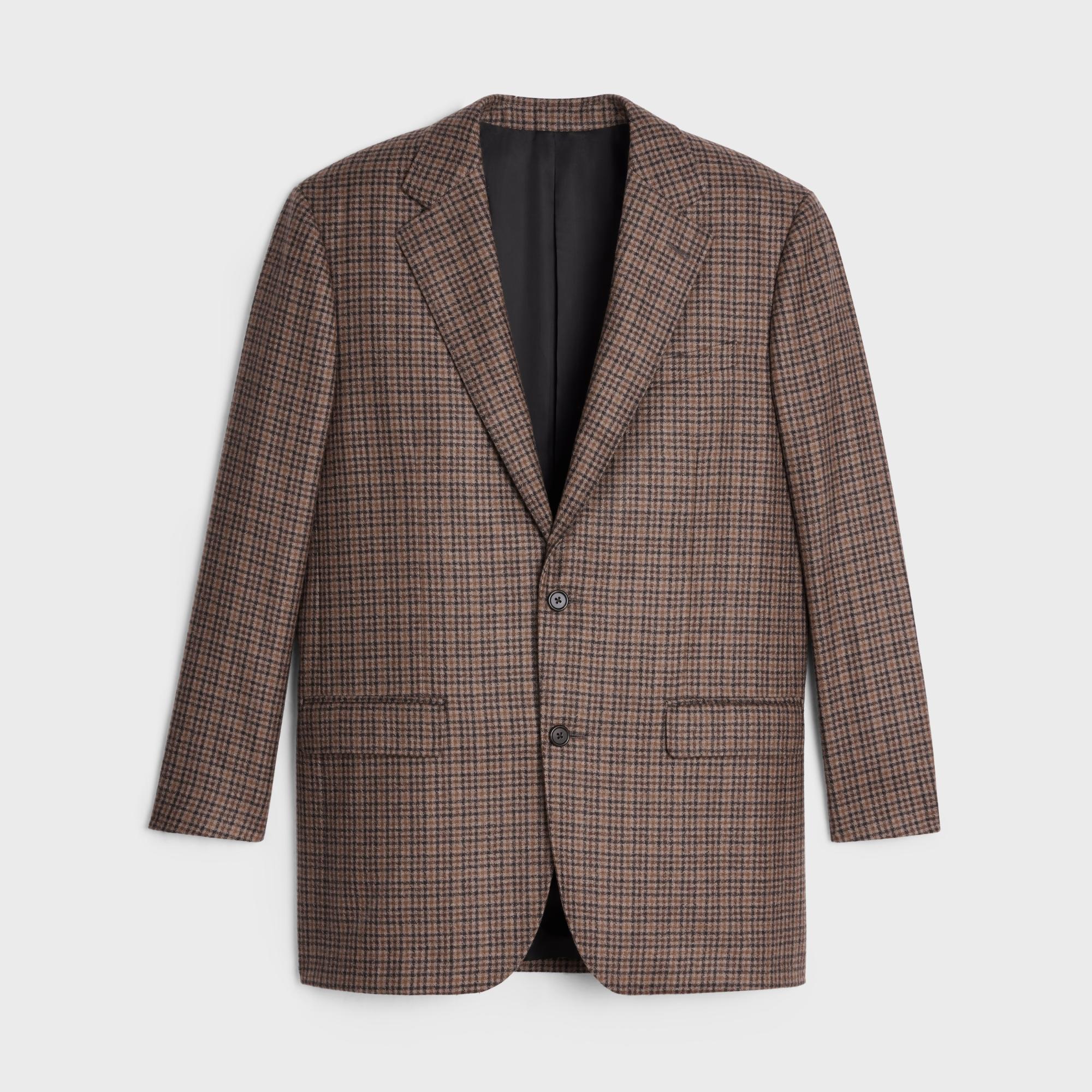 Boys Jacket 2B Right Collar - Ice Brown/Brown - Image 8
