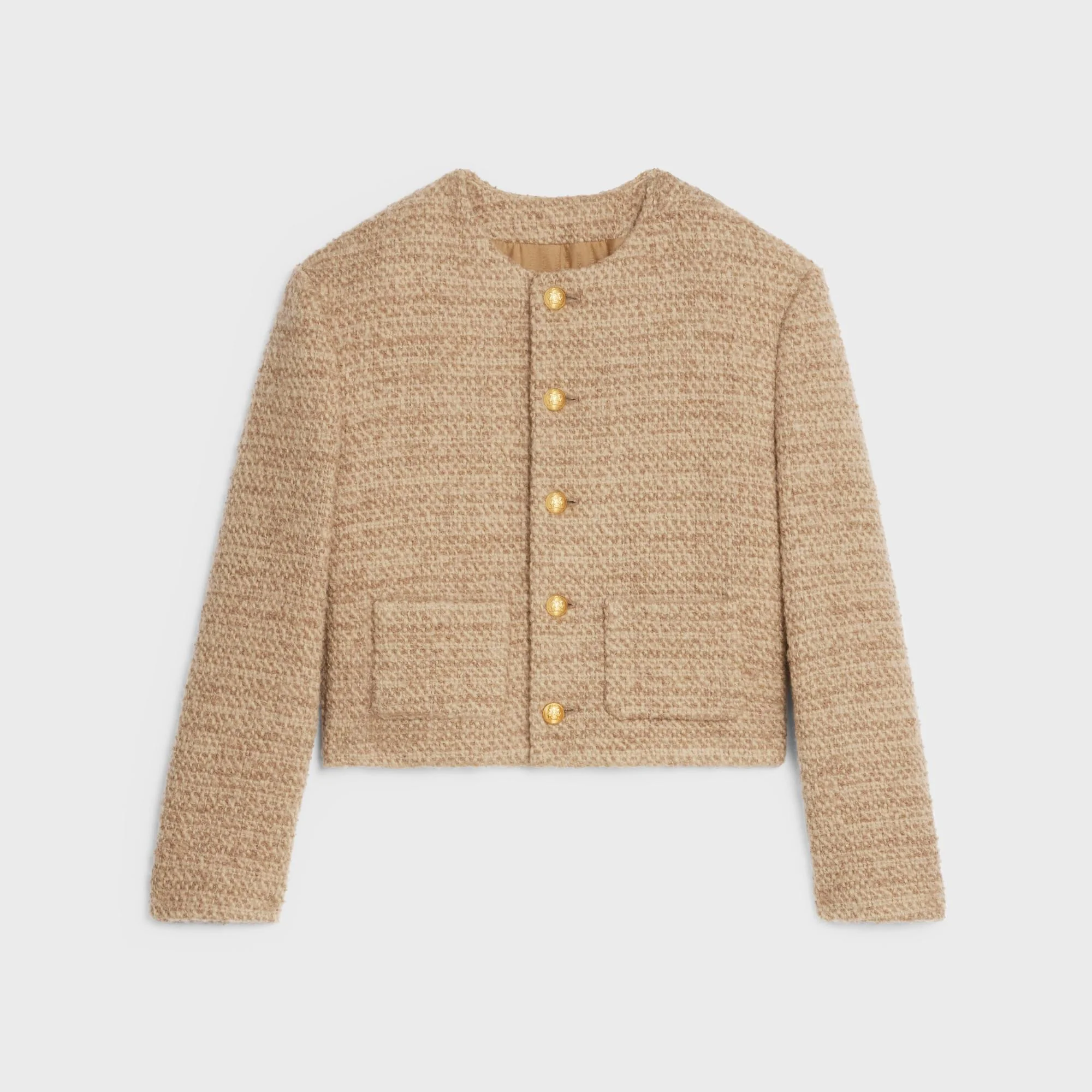6B Pure Collar Hunter Jacket - Natural