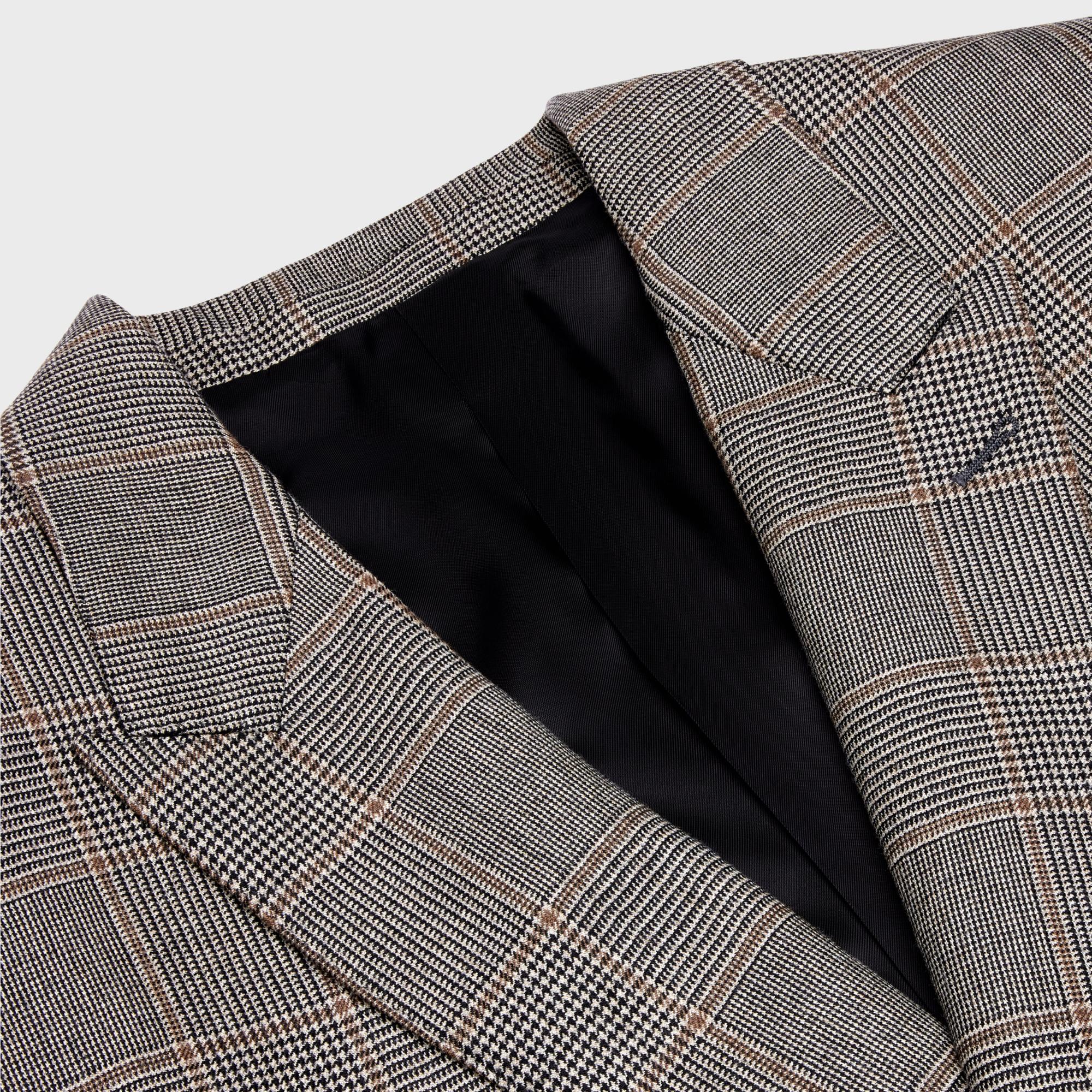 Jude 6B Jacket With Down Buttons - Black/Vanilla/Chestnut - Image 5
