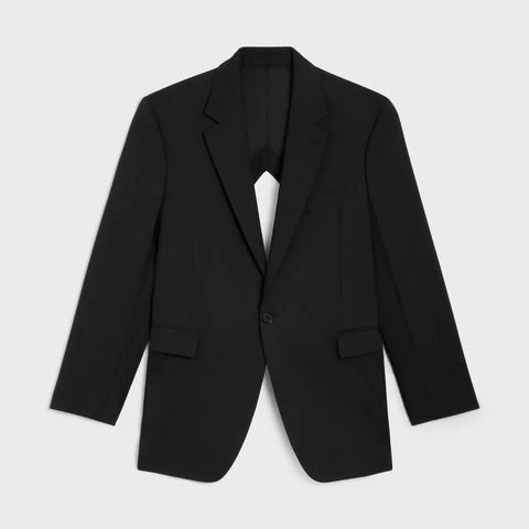 Boxy Jacket 1B Diamond - Black - Image 6