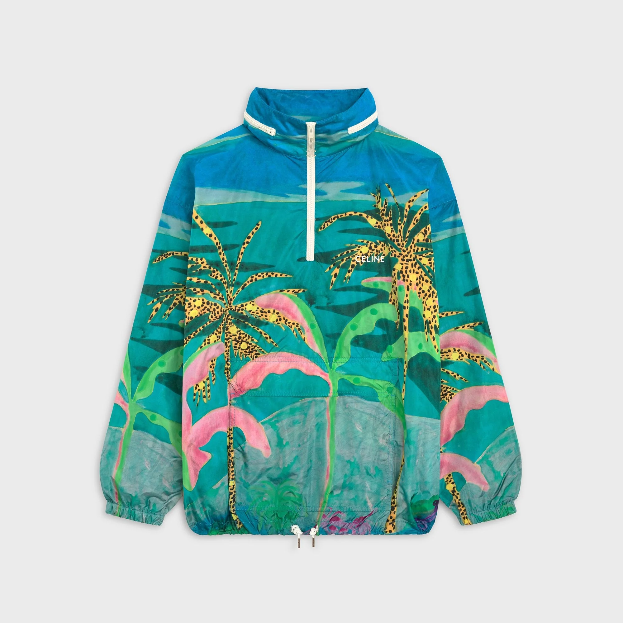 Celine Zip Collar Windbreaker - Multicolor - Image 4
