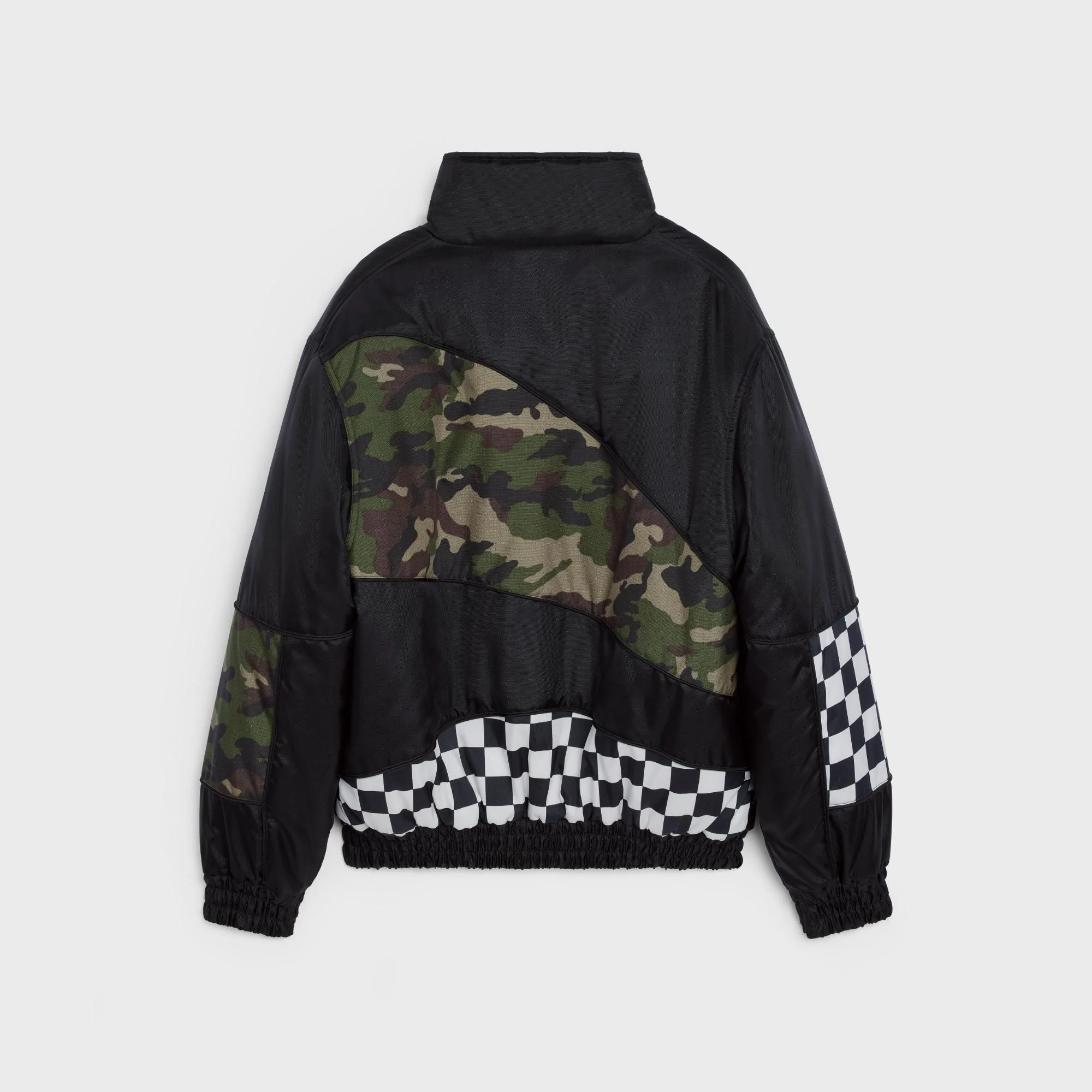 Loose Checker Jacket - Black - Image 2