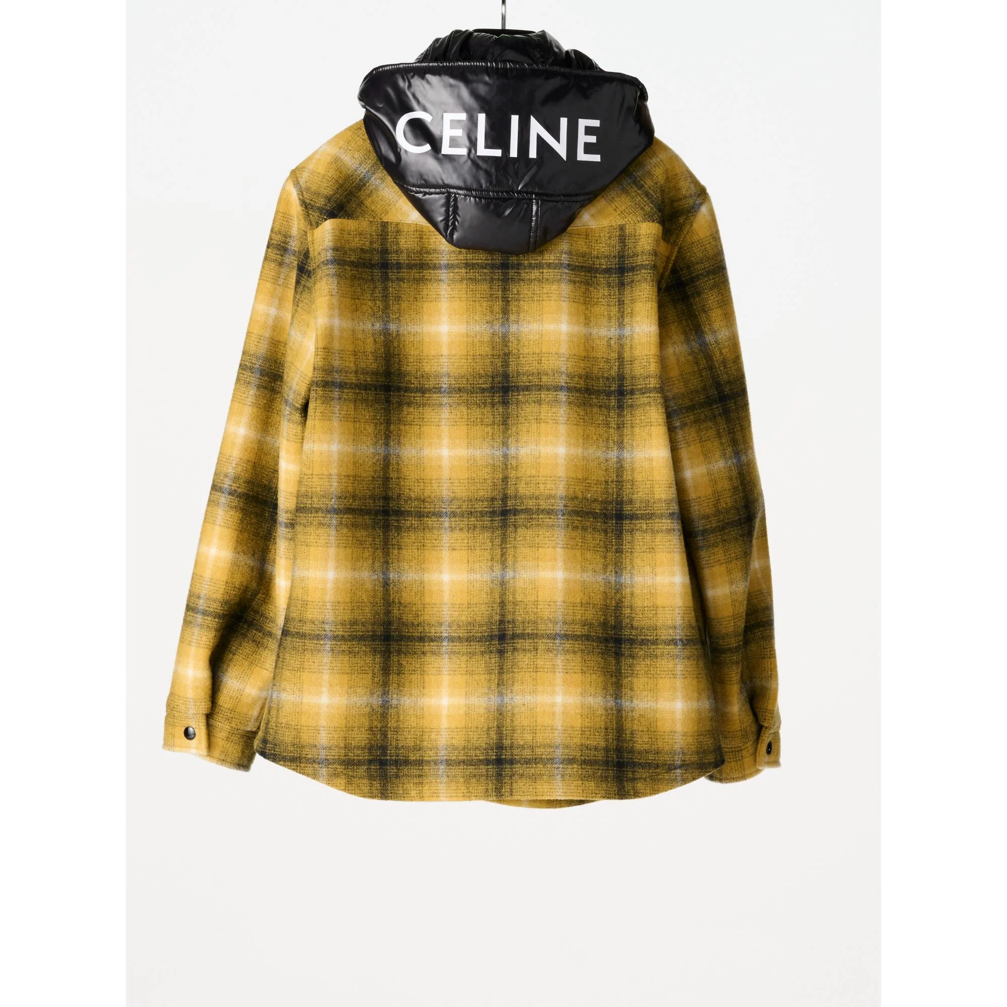 Hooded Overshirt - Yellow/Black - Image 6