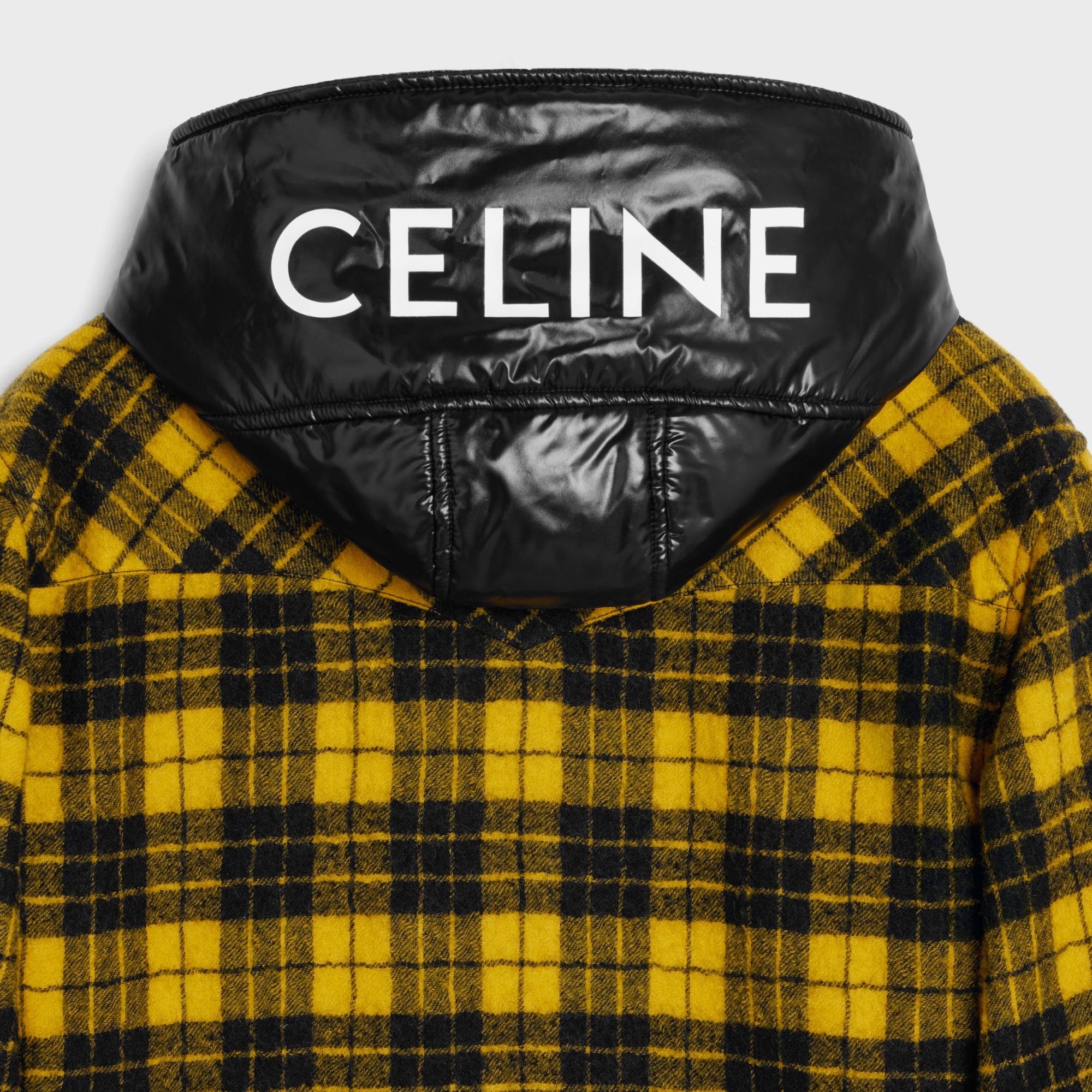 Hooded Overshirt - Yellow/Black - Image 8