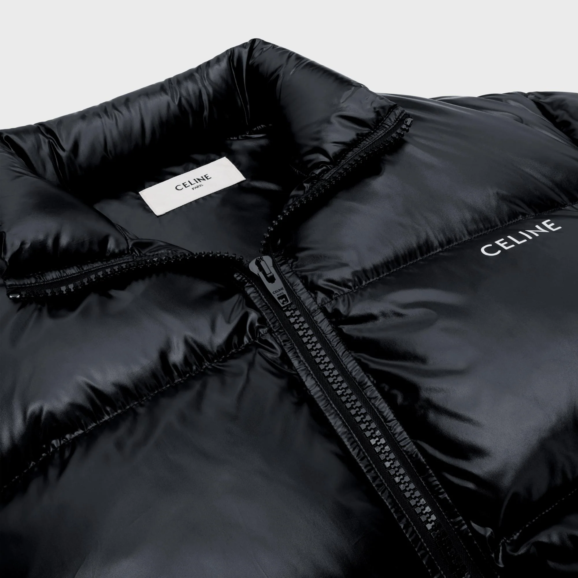 Celine Short Down Jacket - Black - Image 3