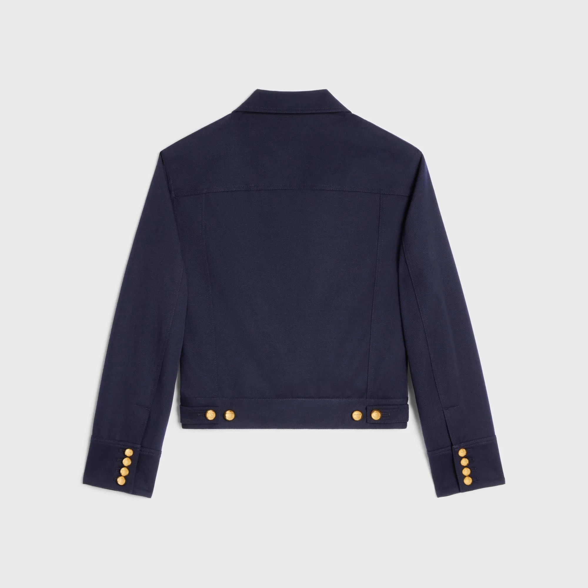 Veste Saharienne Cropped - Navy - Image 2