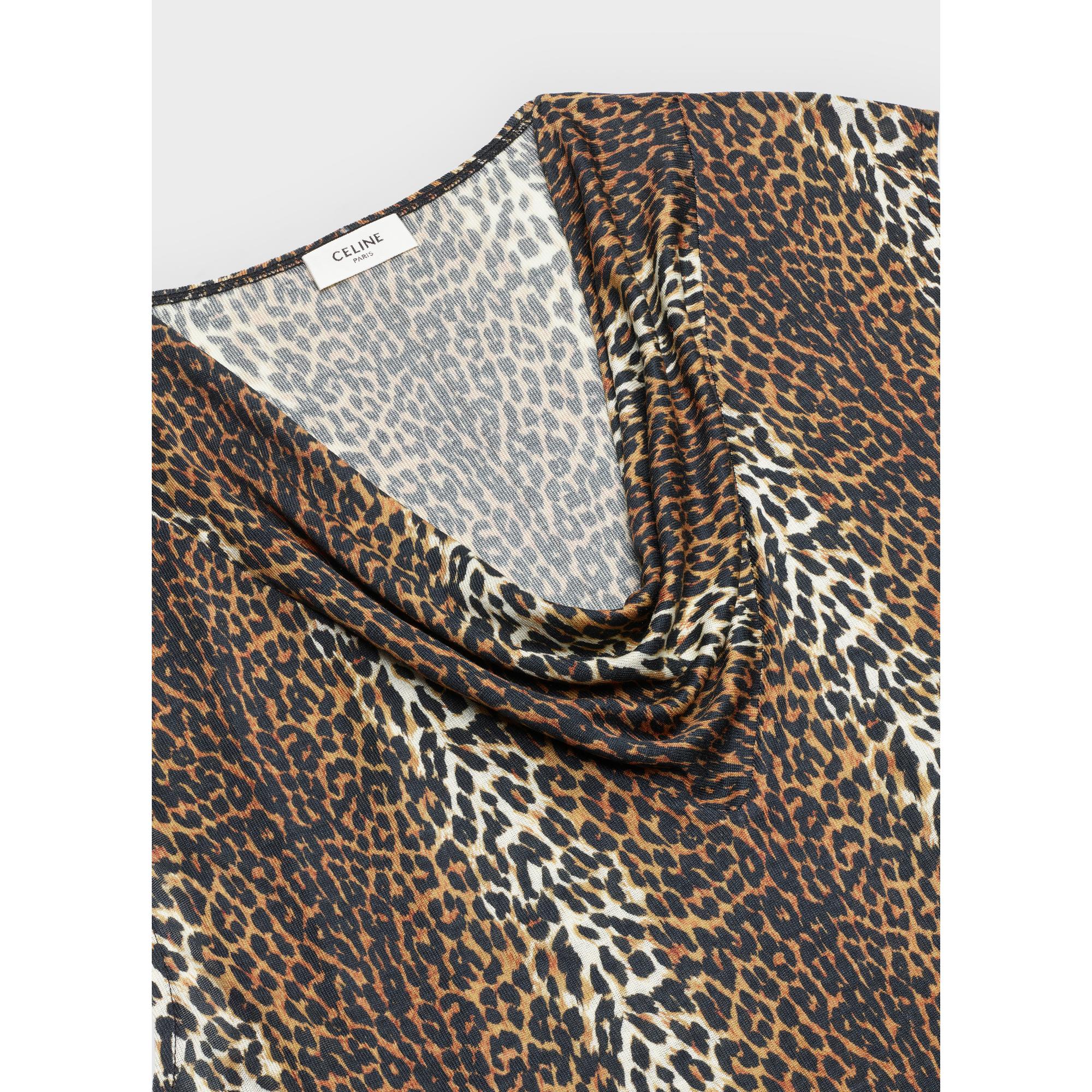 Benitier Collar Top - Leopard - Image 3