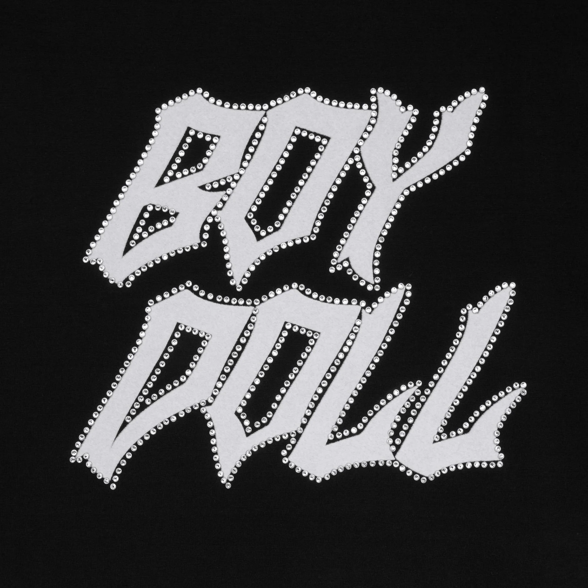 Loose Boy Flock Studs T-Shirt - Black/White - Image 5