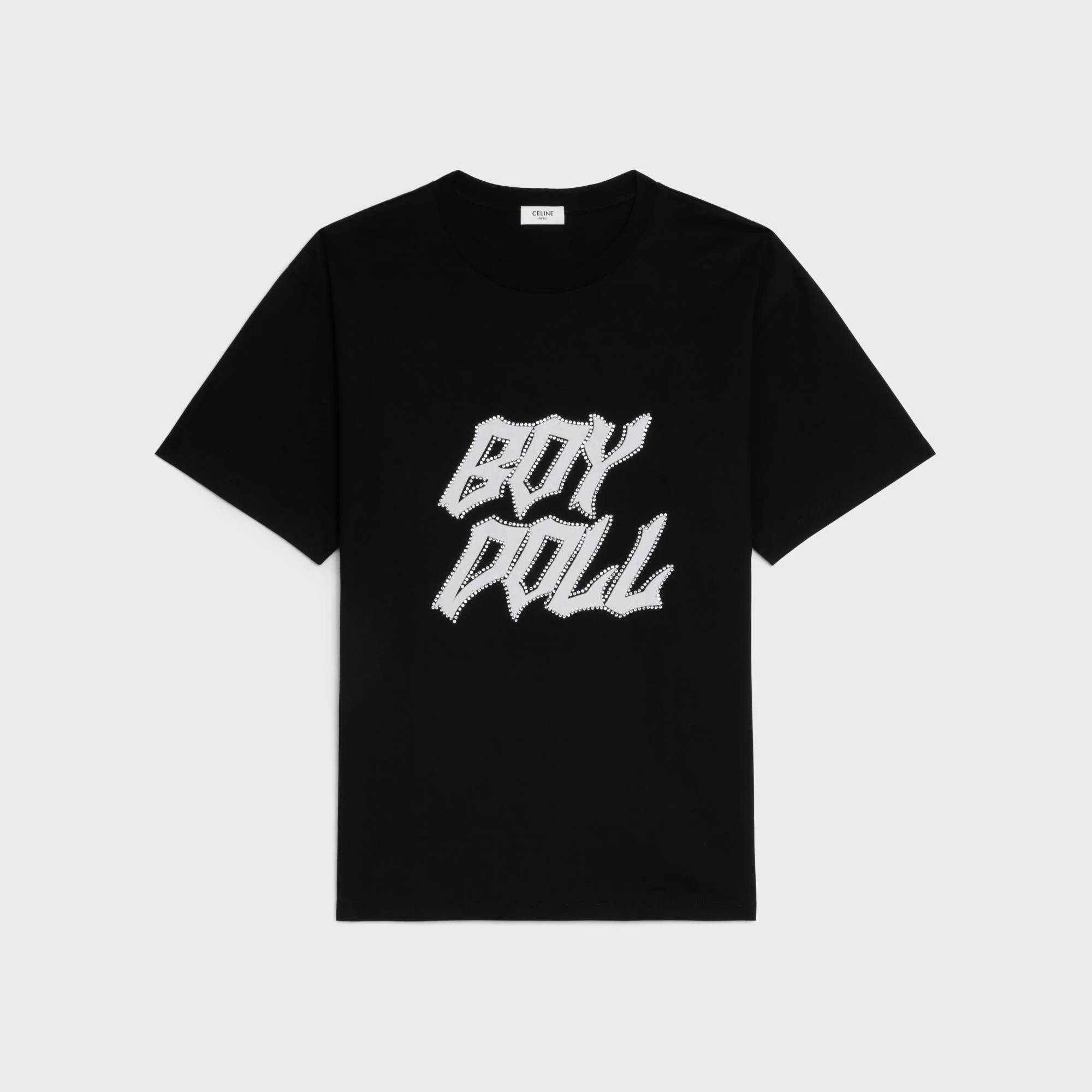 Loose Boy Flock Studs T-Shirt - Black/White - Image 6