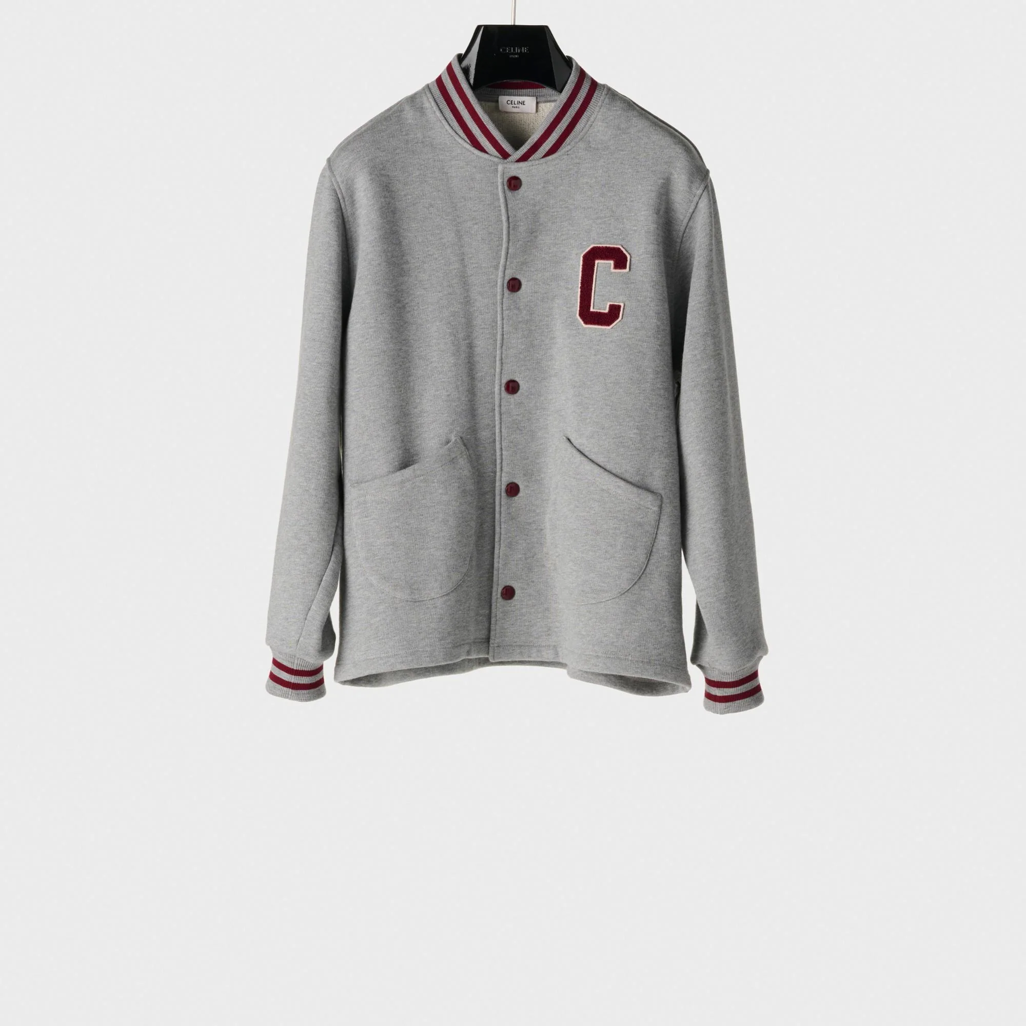 Teddy Celine Paris - Grey Melange/Red Grape/Off White
