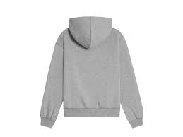 Triomphe Loose Hoodie - Grey/Off White - Image 2