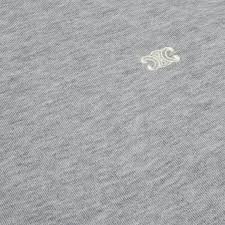 Triomphe Loose Hoodie - Grey/Off White - Image 3