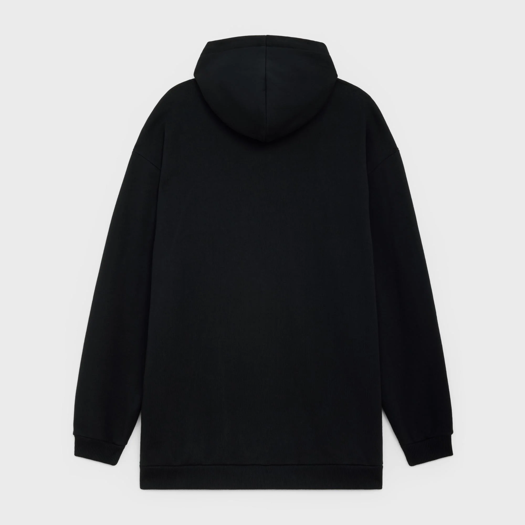Hoodie Over Embroidery Face - Black - Image 6