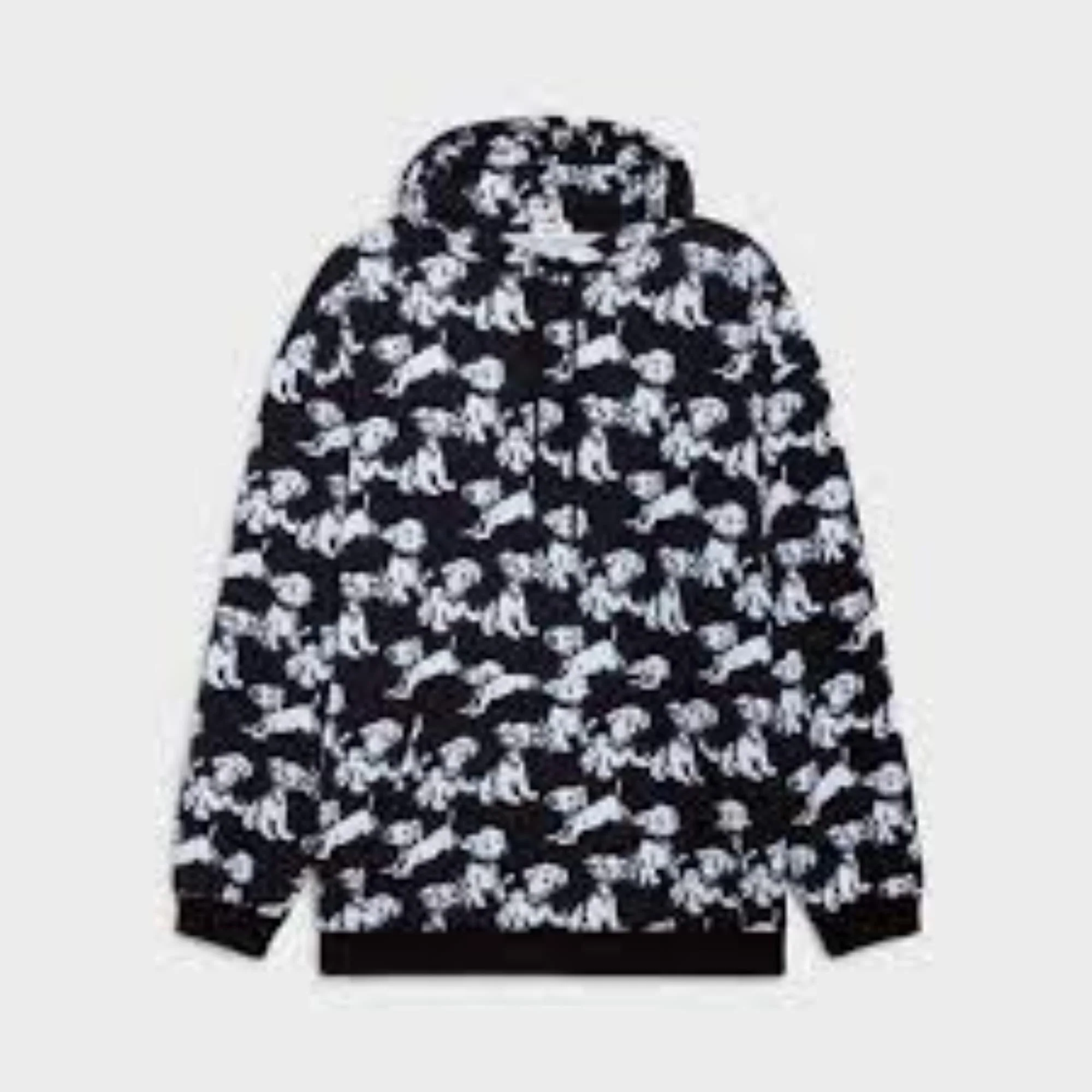 Oversized Hoodie - Black/White - Image 2