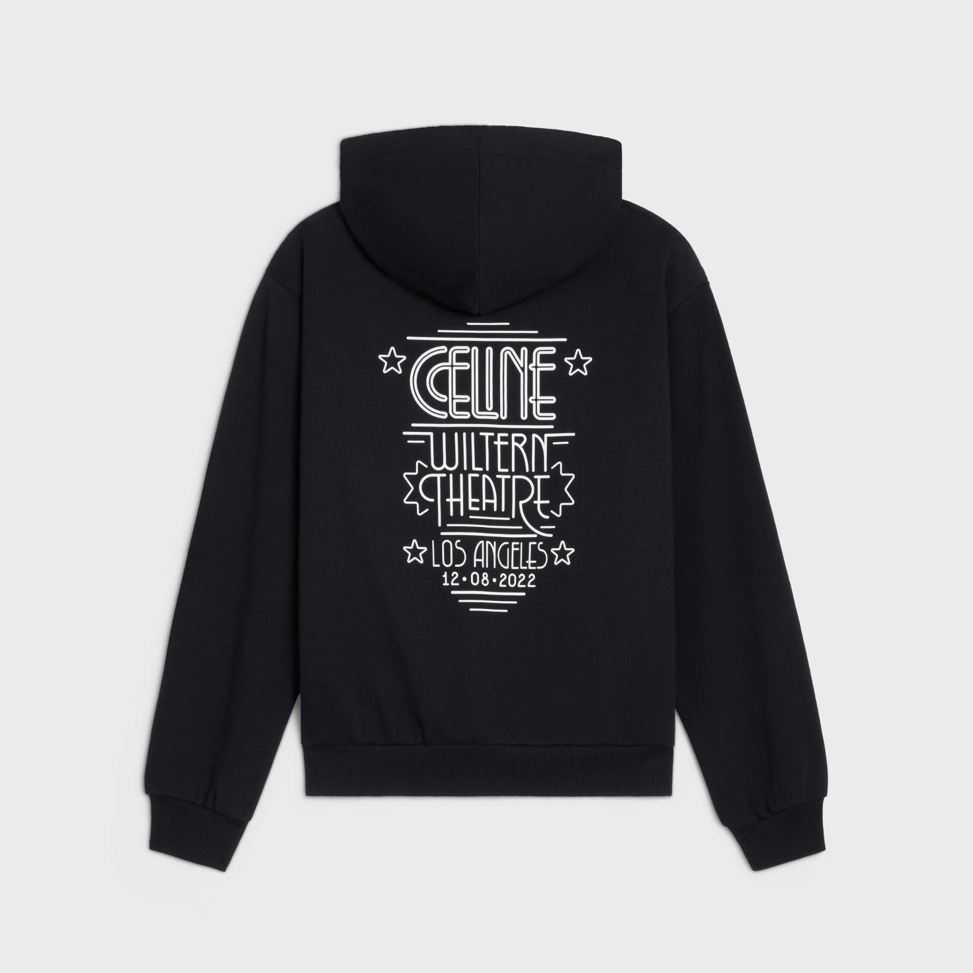 Hoodie Loose Celine Wiltern - Black/White - Image 2