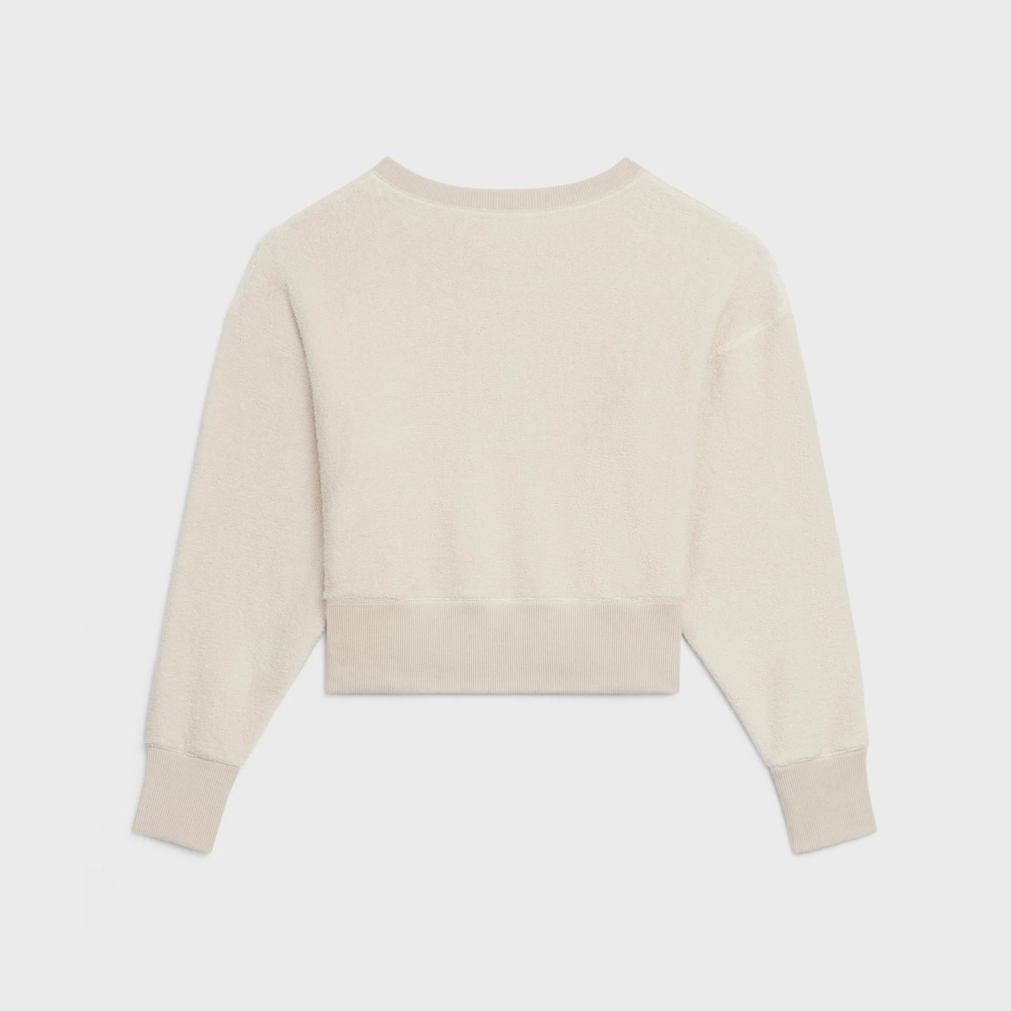 Crop Sweat-Shirt - Vanilla - Image 2