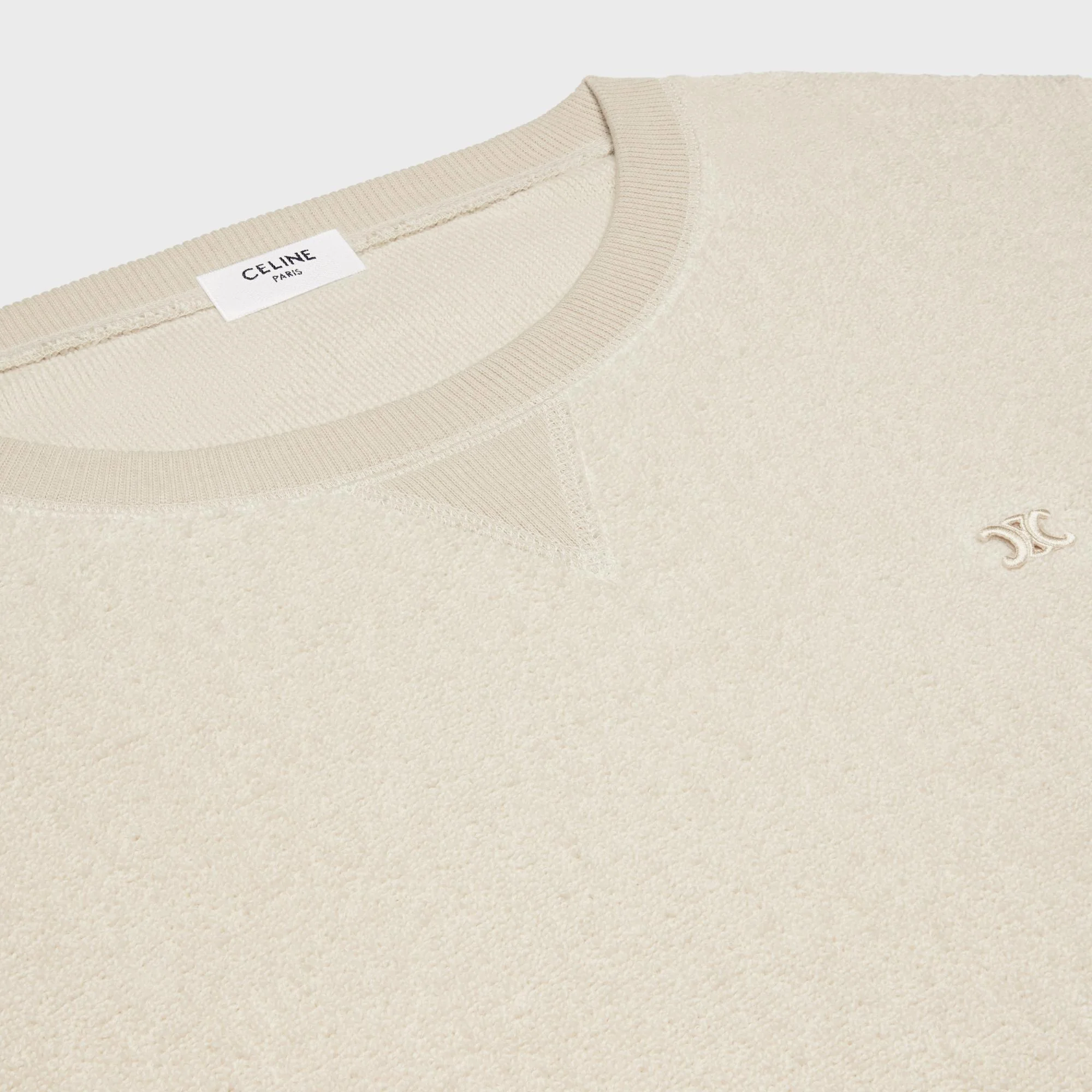 Crop Sweat-Shirt - Vanilla - Image 3