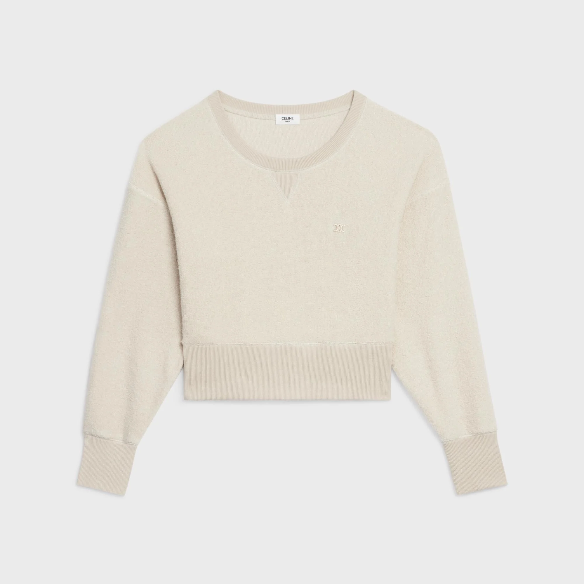 Crop Sweat-Shirt - Vanilla