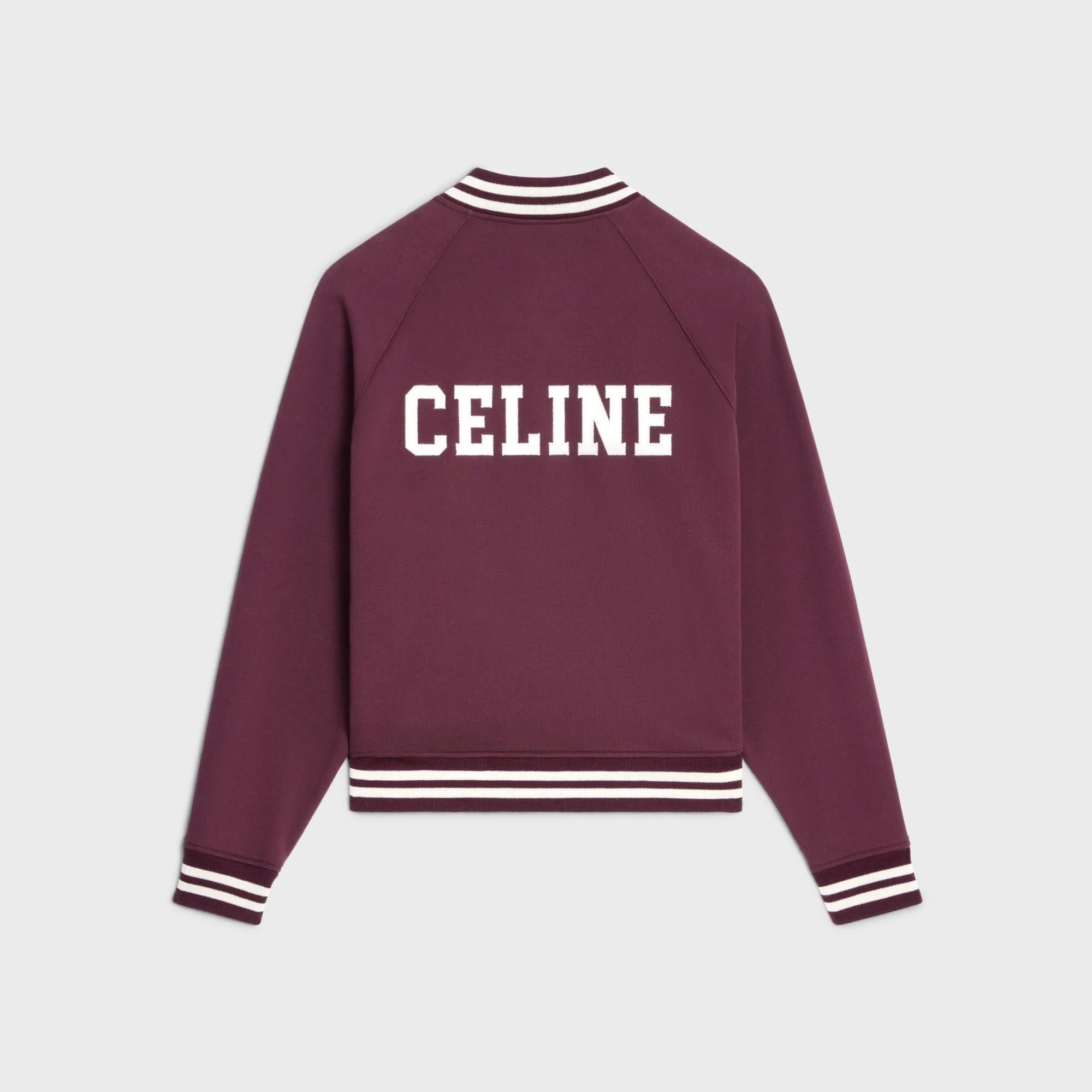 Teddy College Celine - Dark Prune/White - Image 2