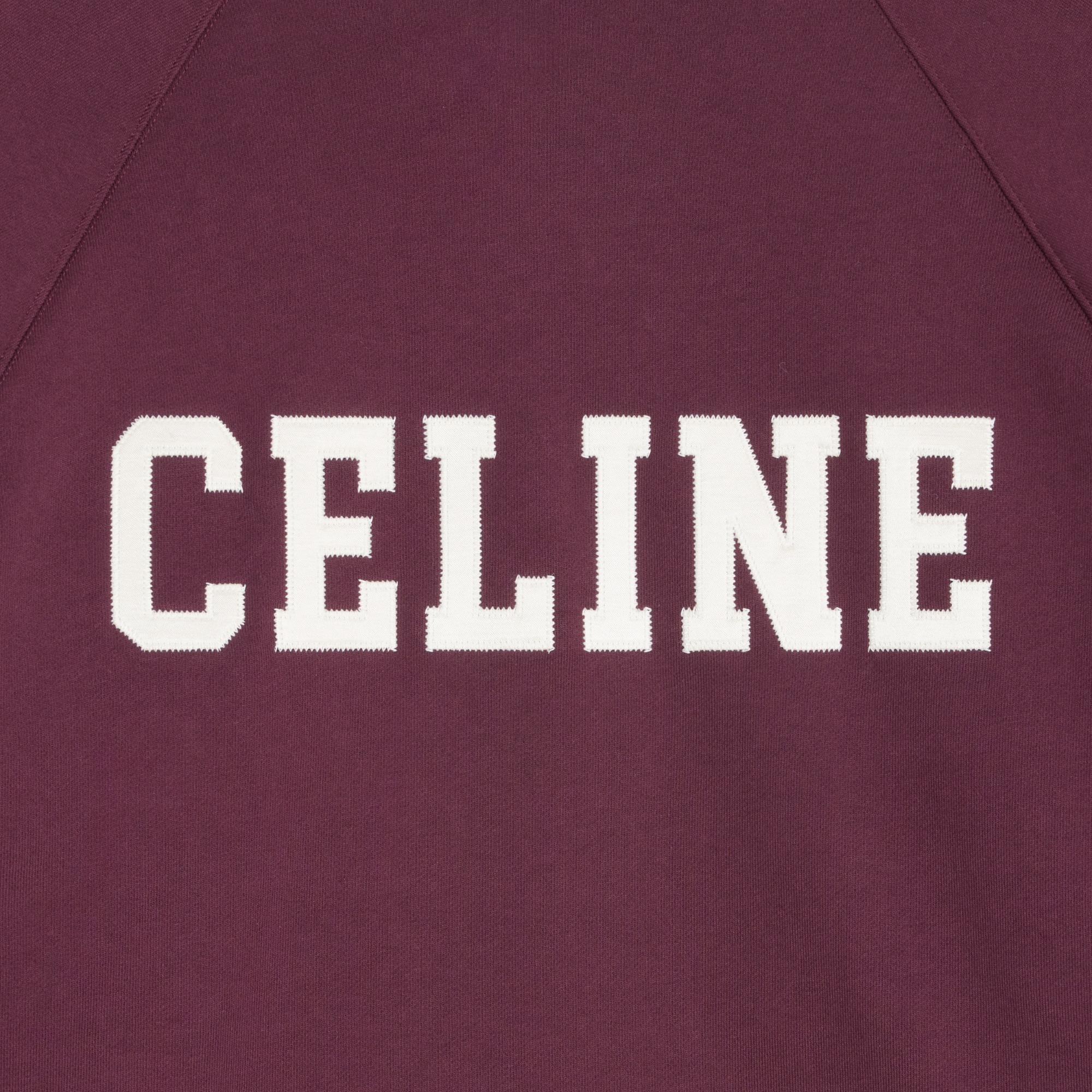 Teddy College Celine - Dark Prune/White - Image 4