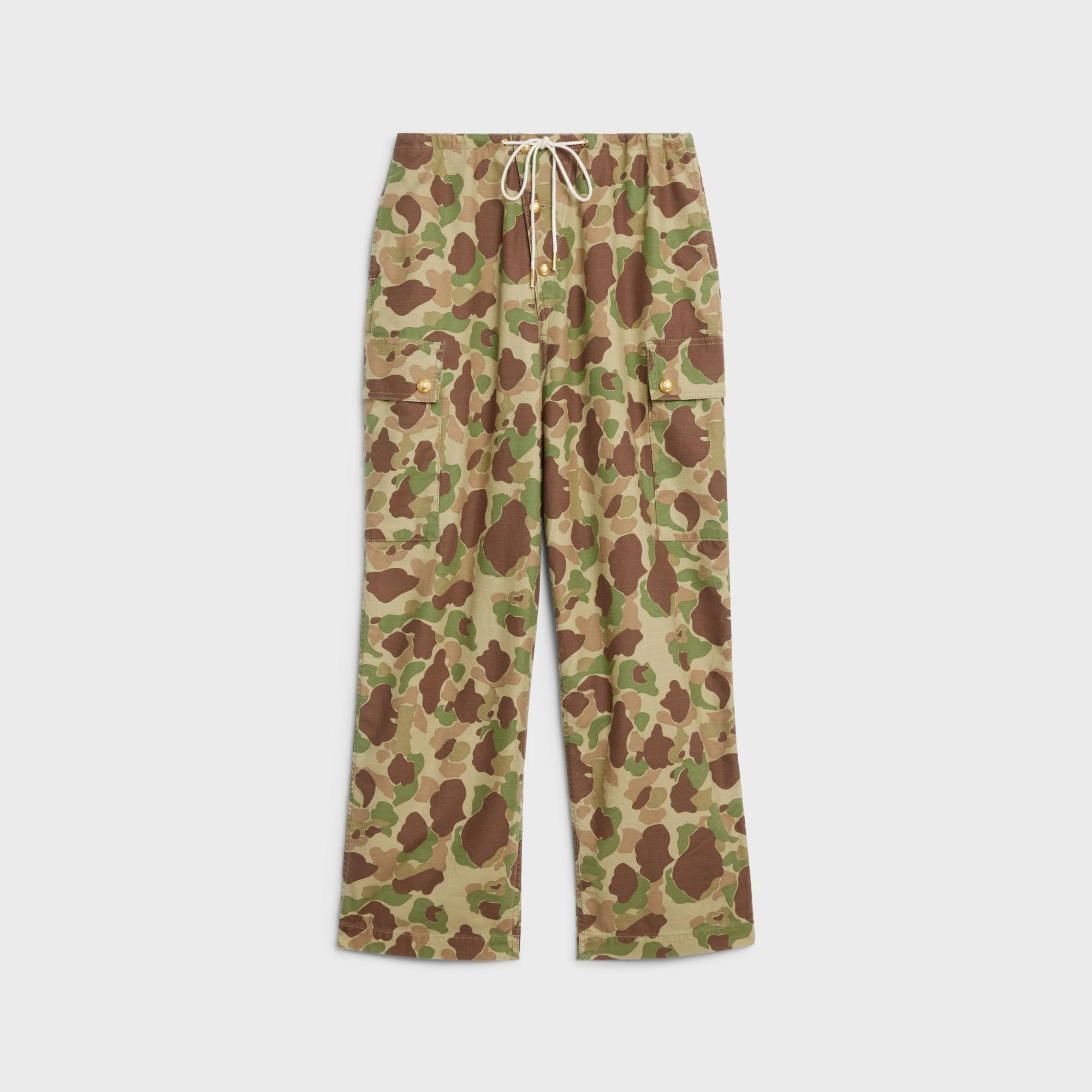Cargo Pants - Khaki Print