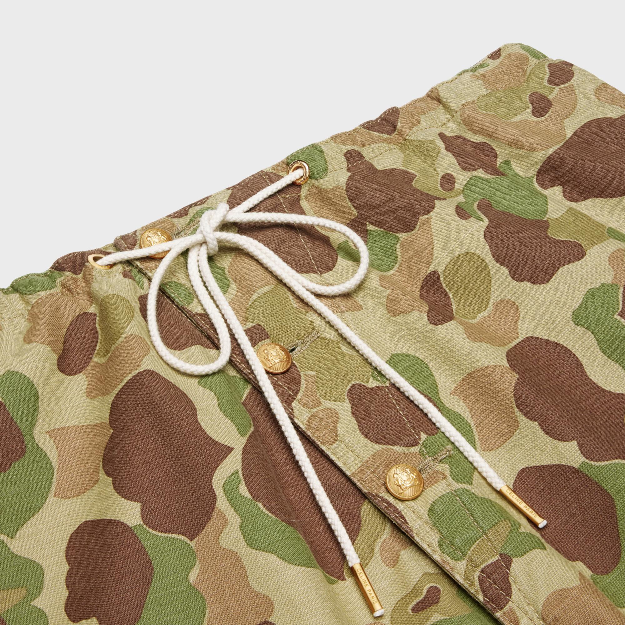 Cargo Pants - Khaki Print - Image 3