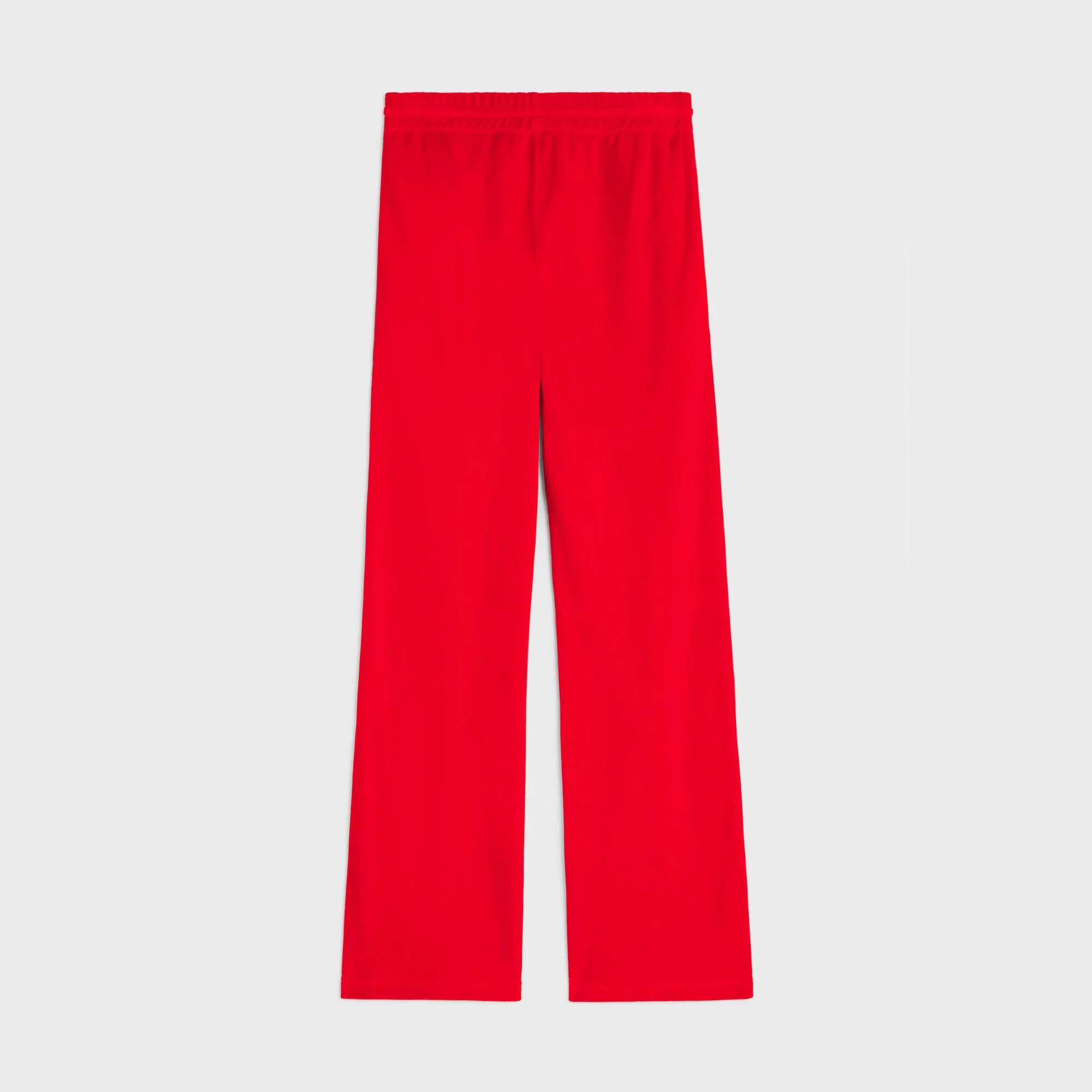 Triomphe Straight Joggers - Poppy Red/Off White - Image 4