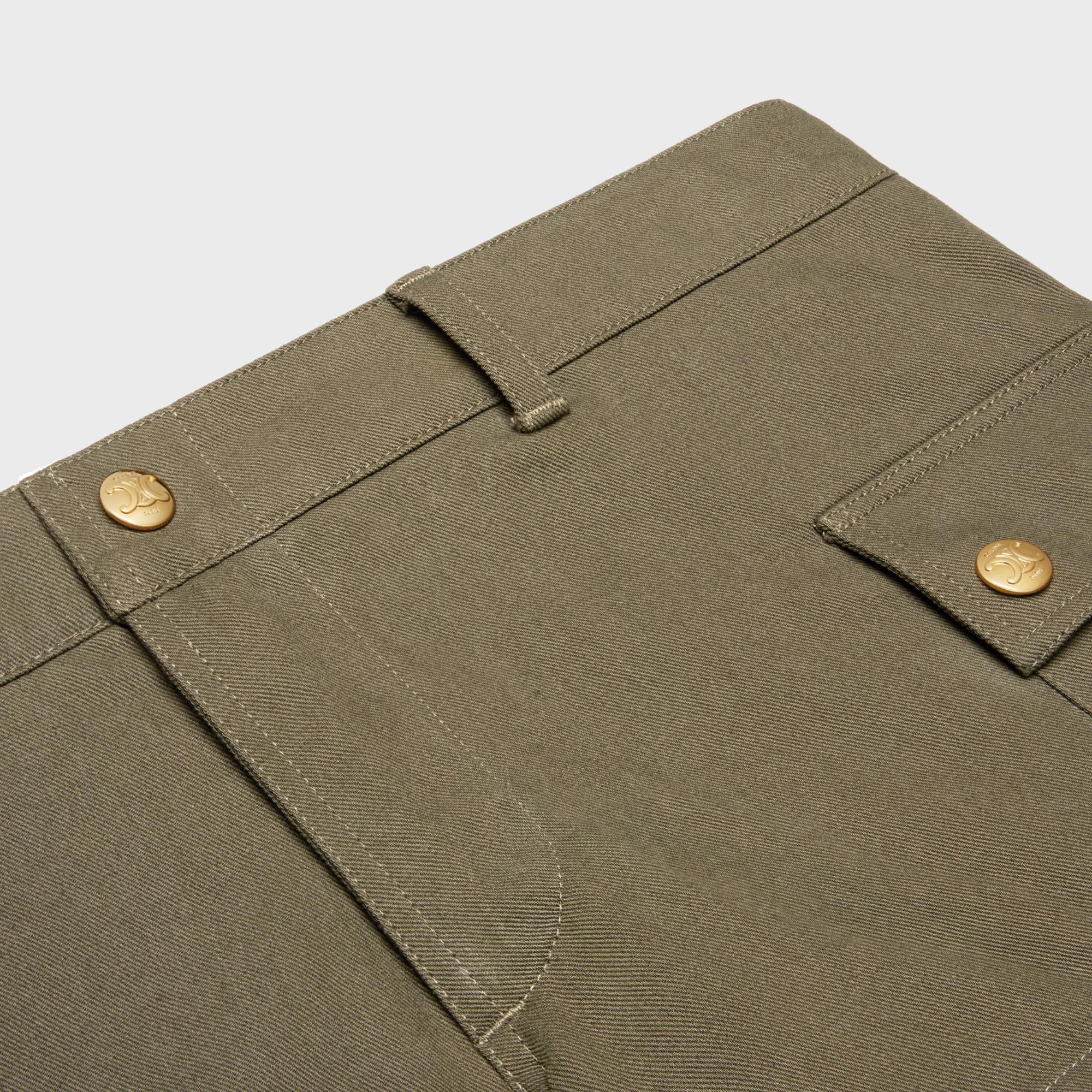 Mini Cargo Shorts - Khaki - Image 3
