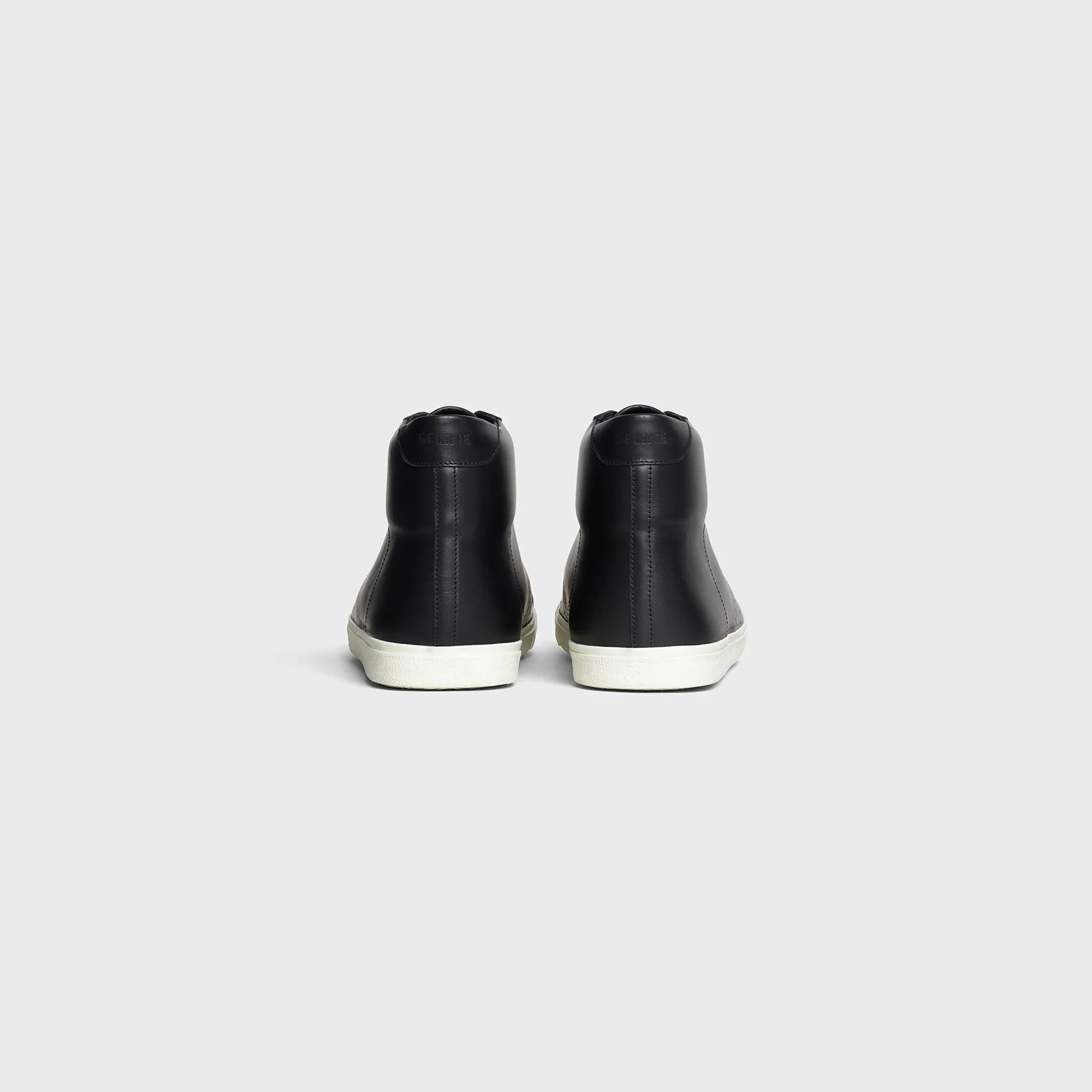 Mid Lace Up Sneaker With Perfo - Black - Image 3