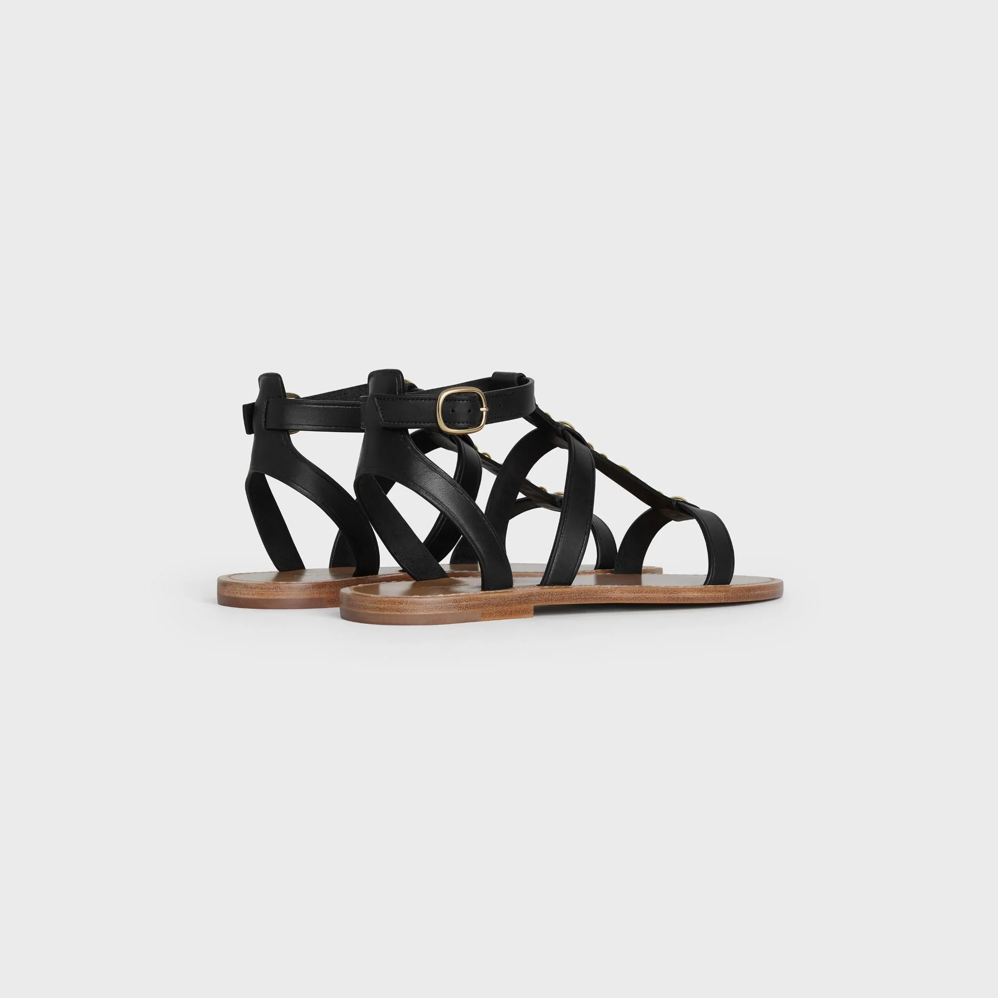 Flat Sandal 05 - Black - Image 3