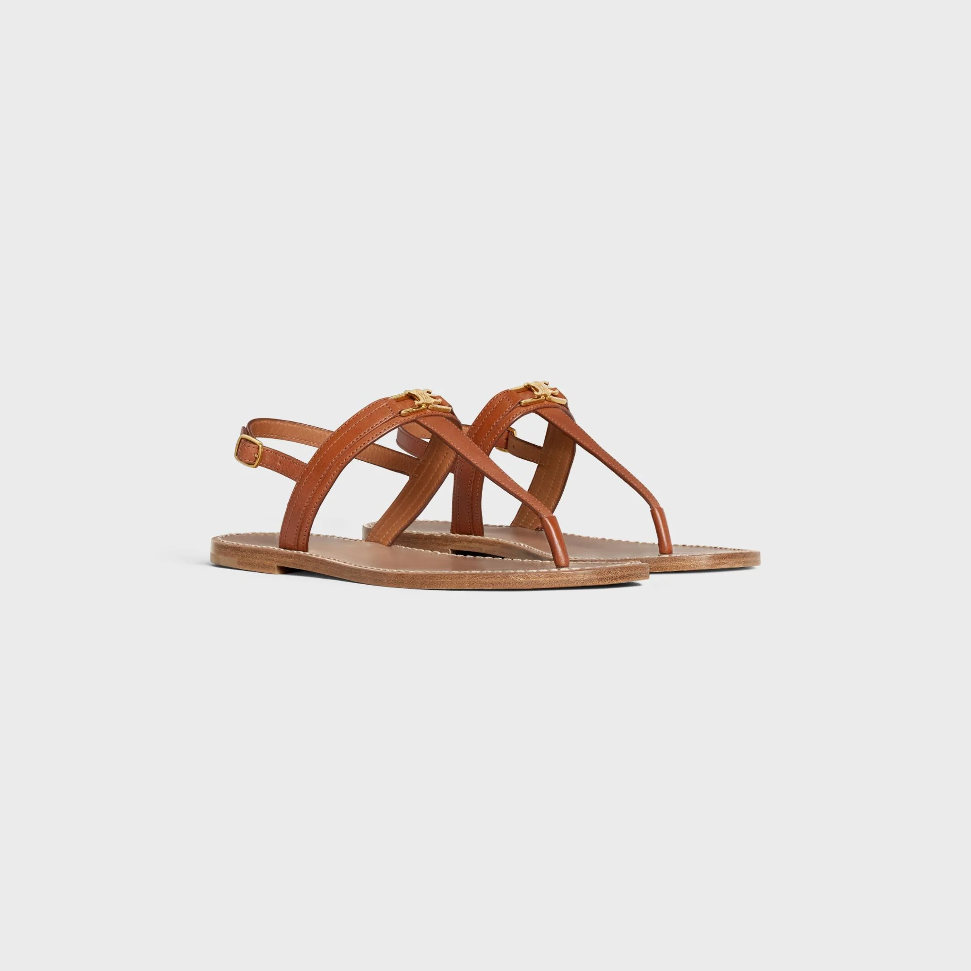 Flat Sandal 05 - Tan - Image 2