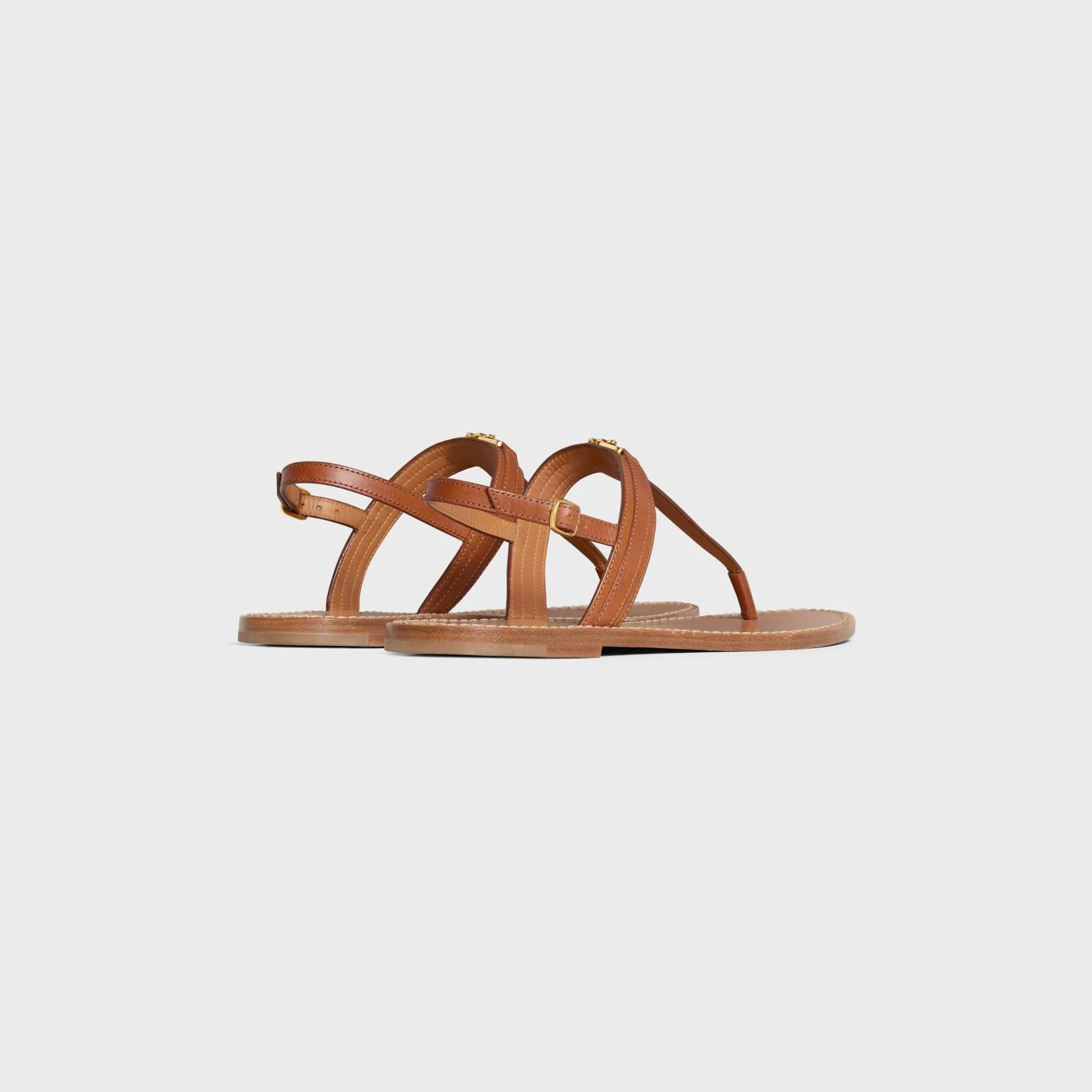 Flat Sandal 05 - Tan - Image 3