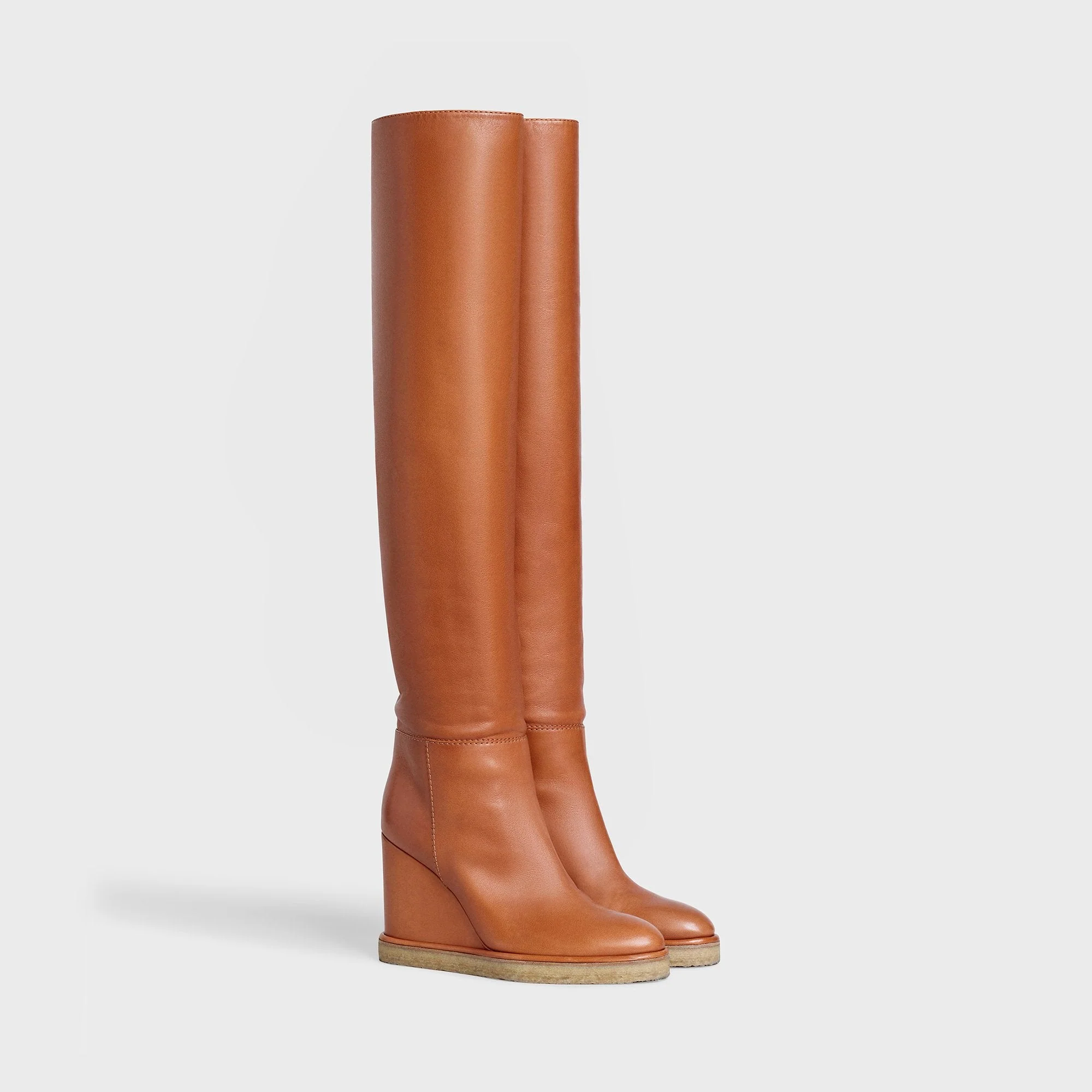 Wedge Boot 80 - Tan - Image 2