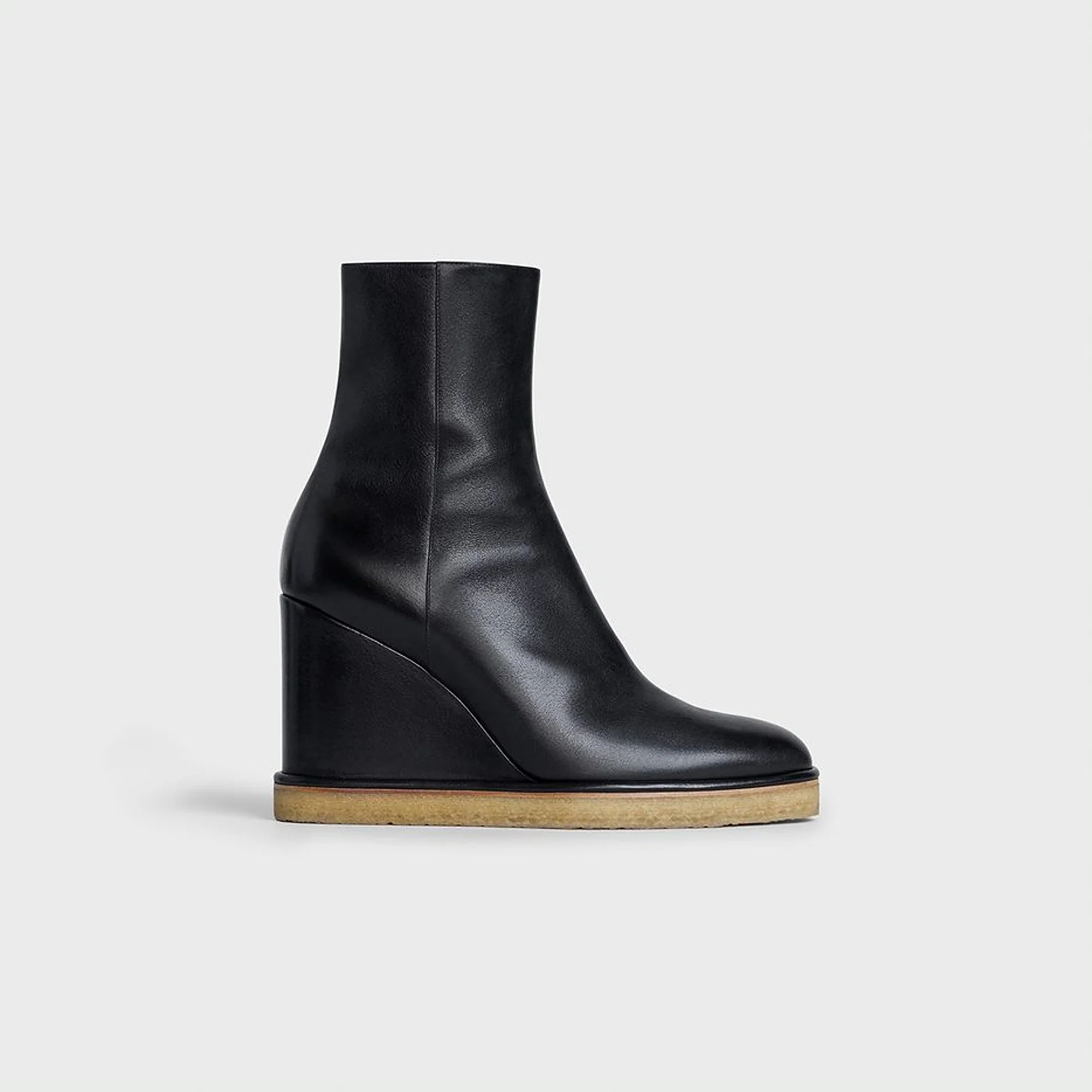 Wedge Ankle Boot 80 - Black