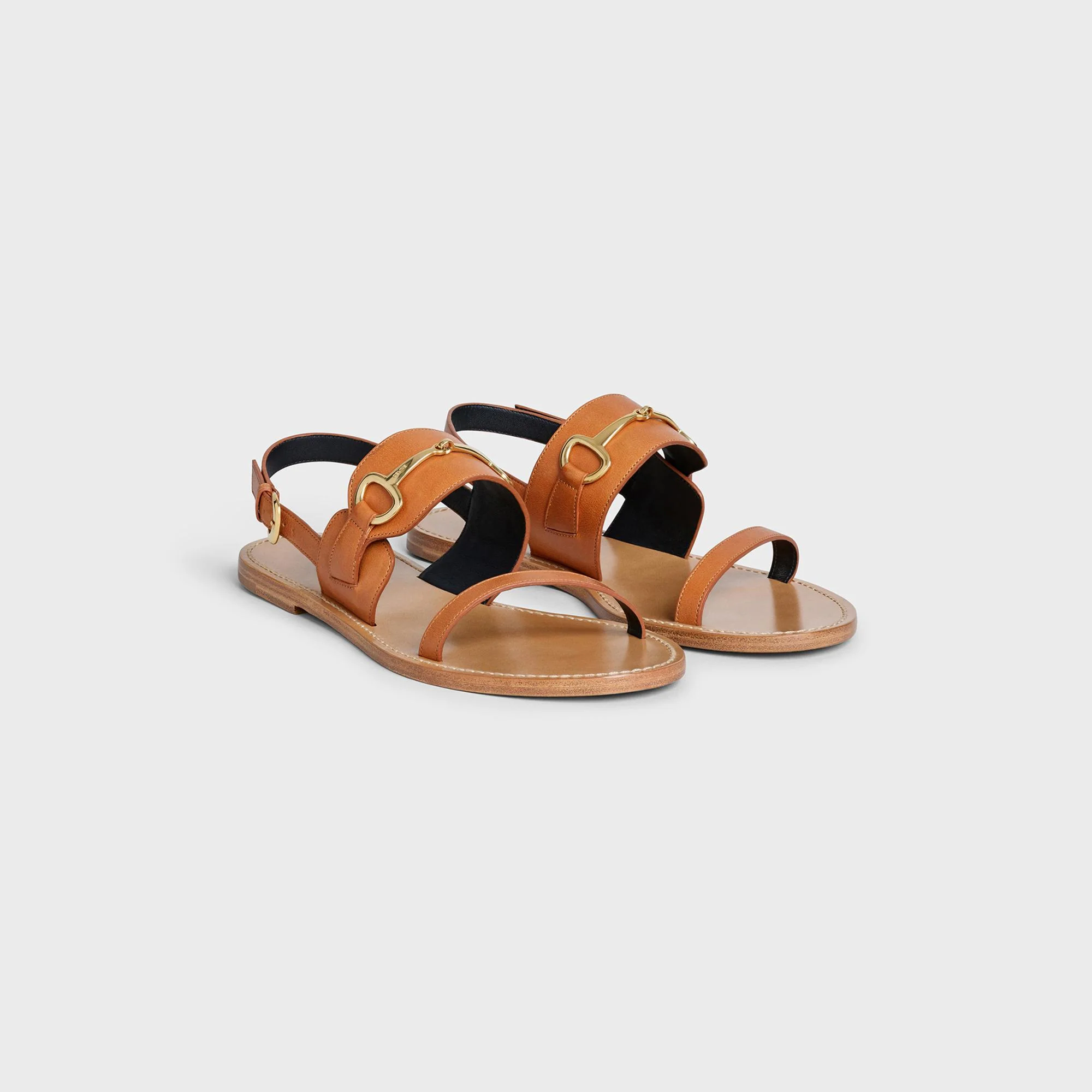 Flat Sandal 05 - Tan - Image 2