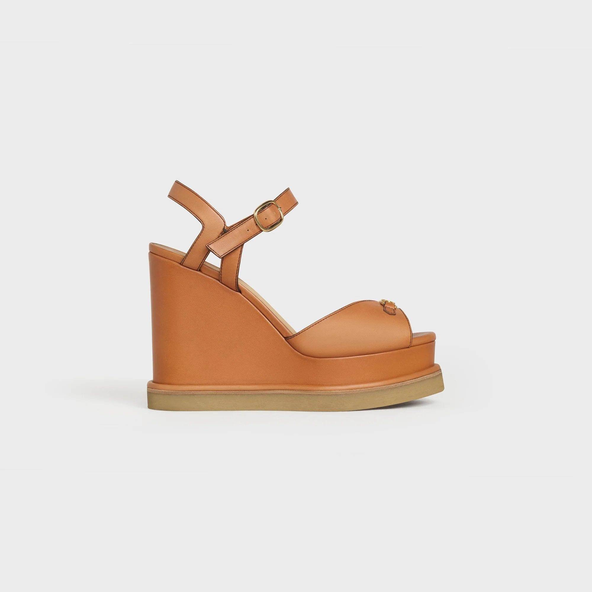 Wedge Sandal 80 - Tan