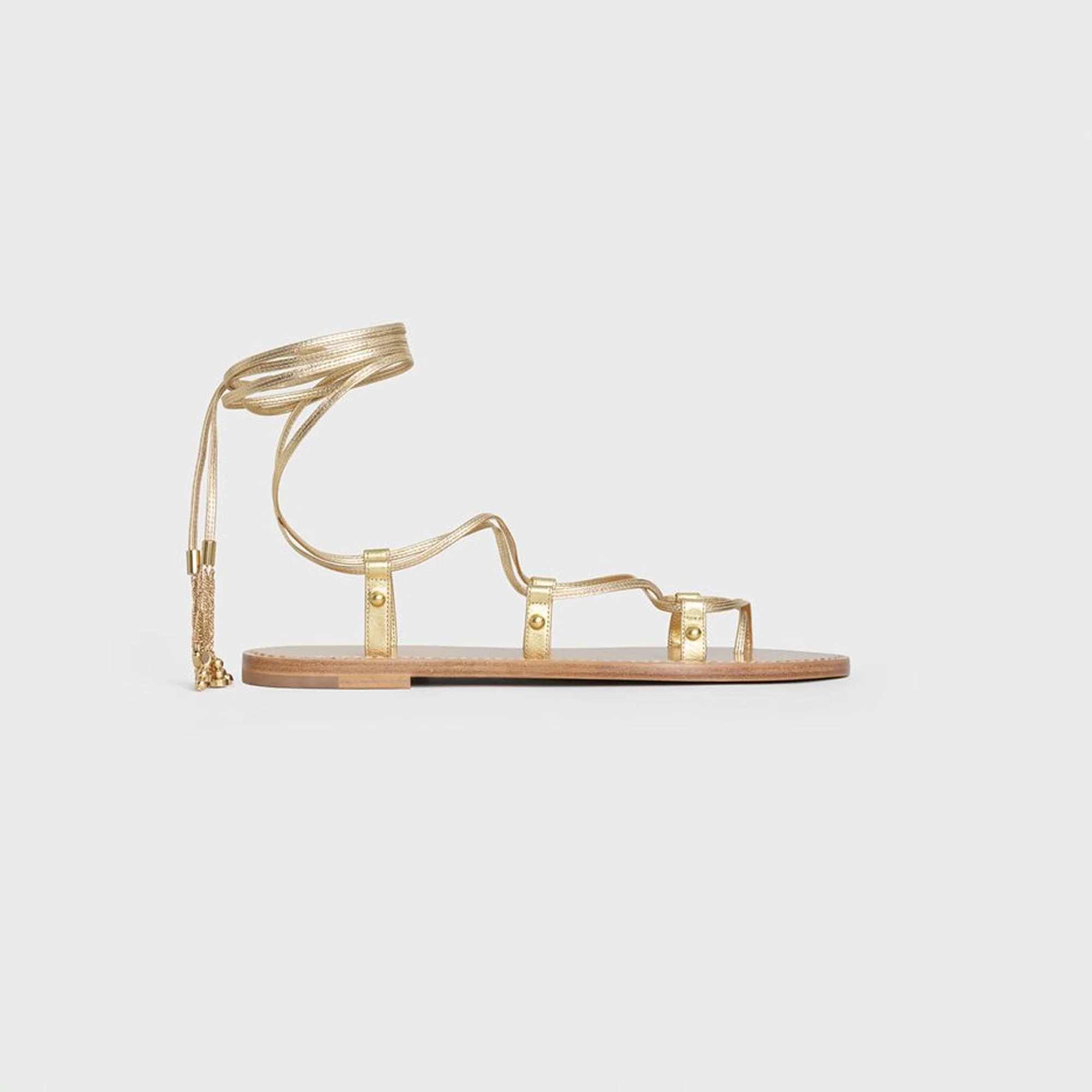 Flat Sandal 05 - Gold - Image 2