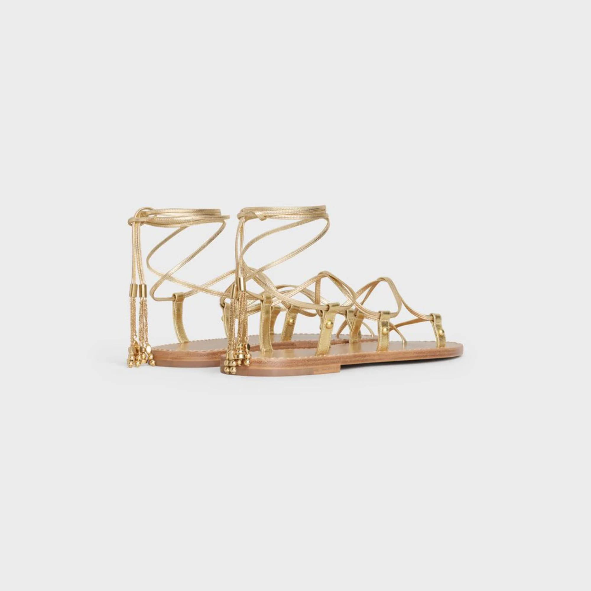 Flat Sandal 05 - Gold - Image 5