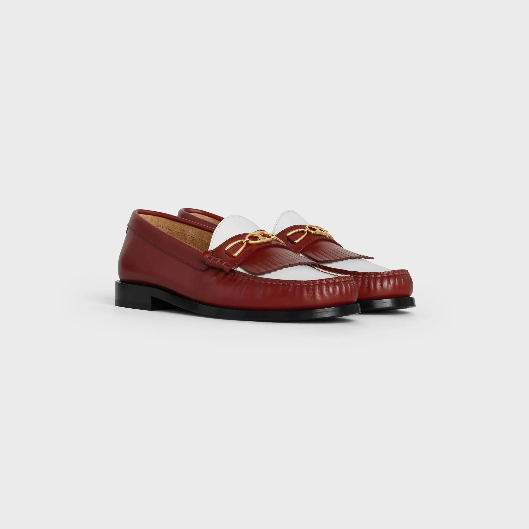 Maillons Triomphe Loafer 15 - Cognac/White - Image 2