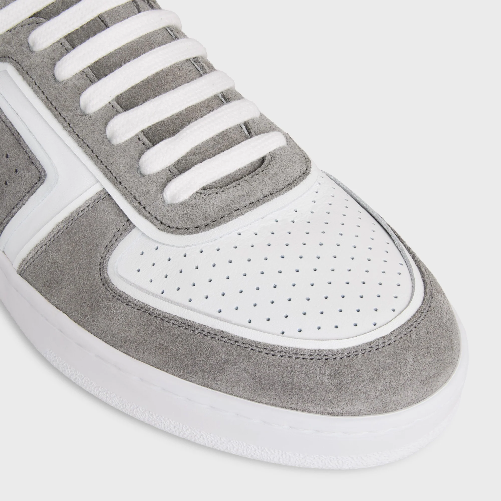 Ct-01 "Z" Trainer High Sneaker - Grey/Optic White - Image 4