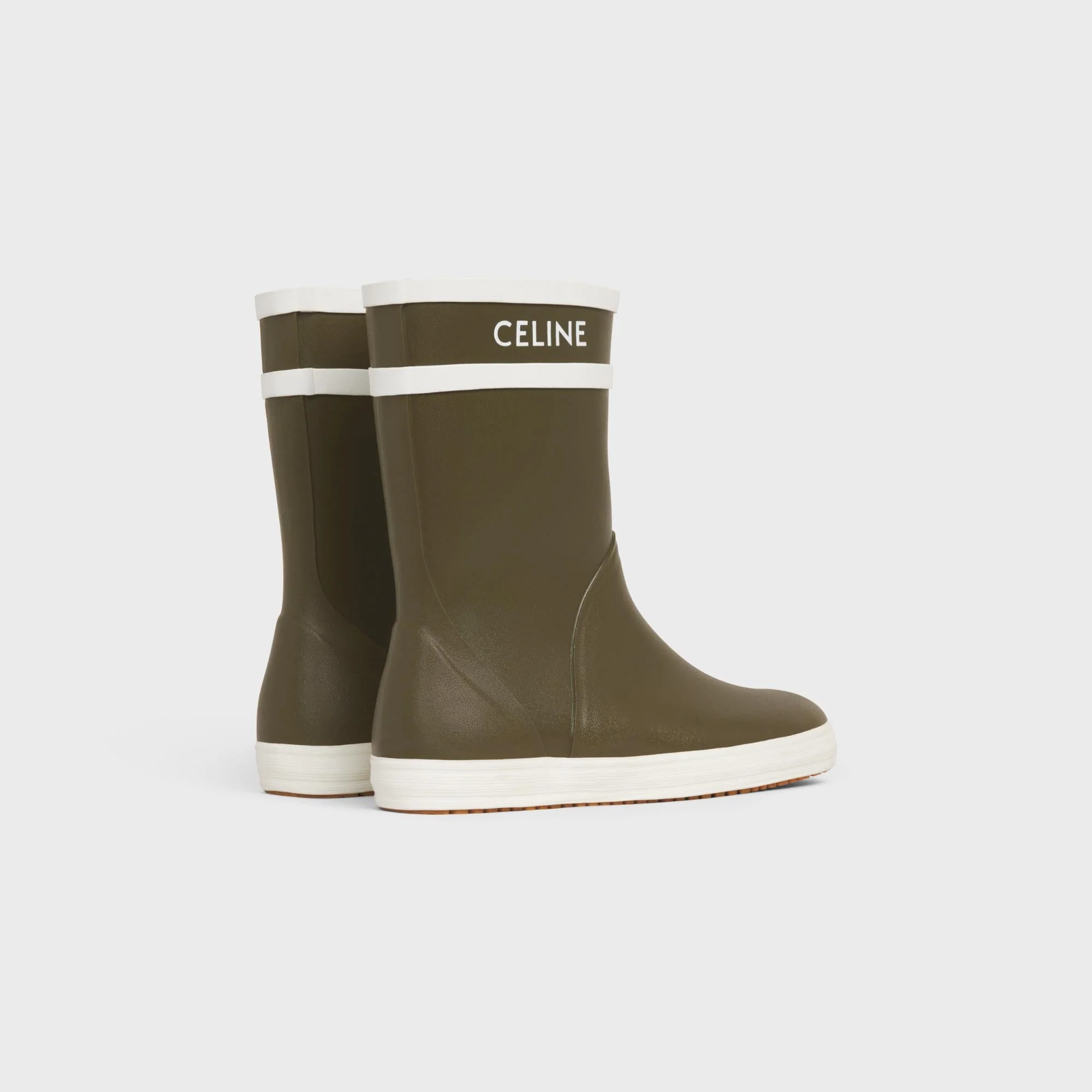 Flat Half Boot 05 - Khaki - Image 9