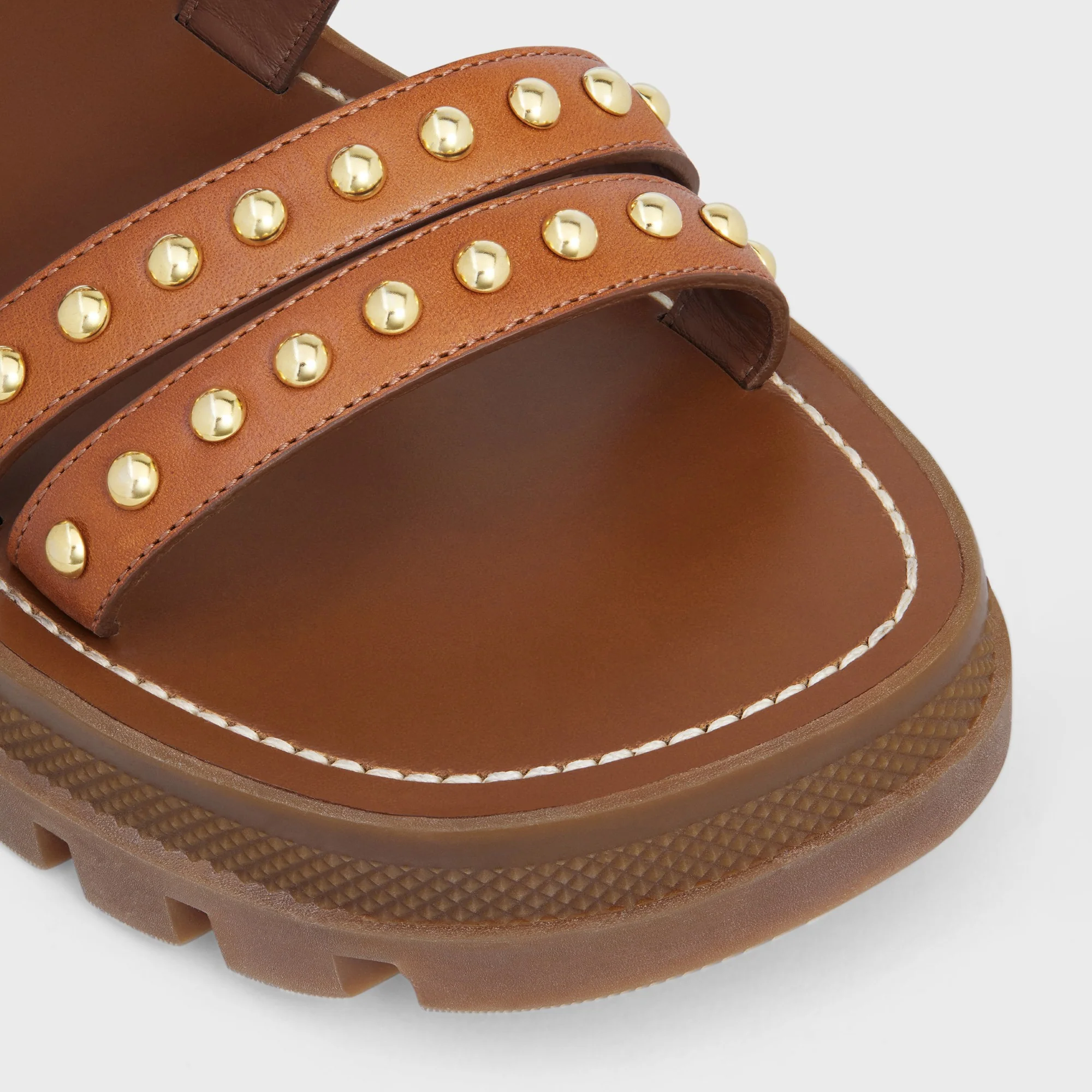Chunky Studded Sandal 45 - Tan - Image 6