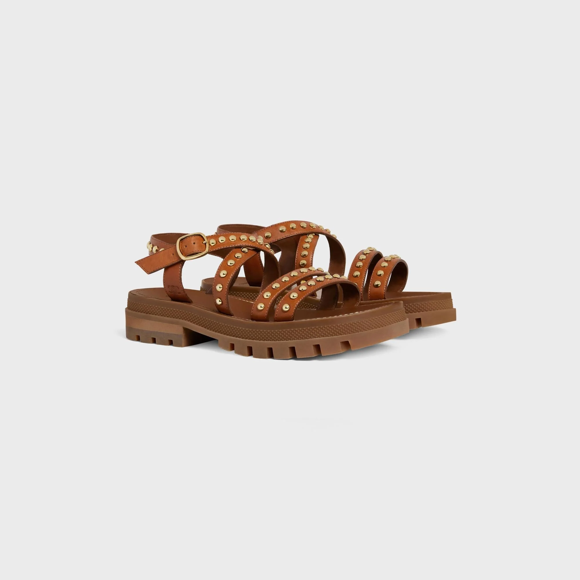 Chunky Studded Sandal 45 - Tan - Image 8
