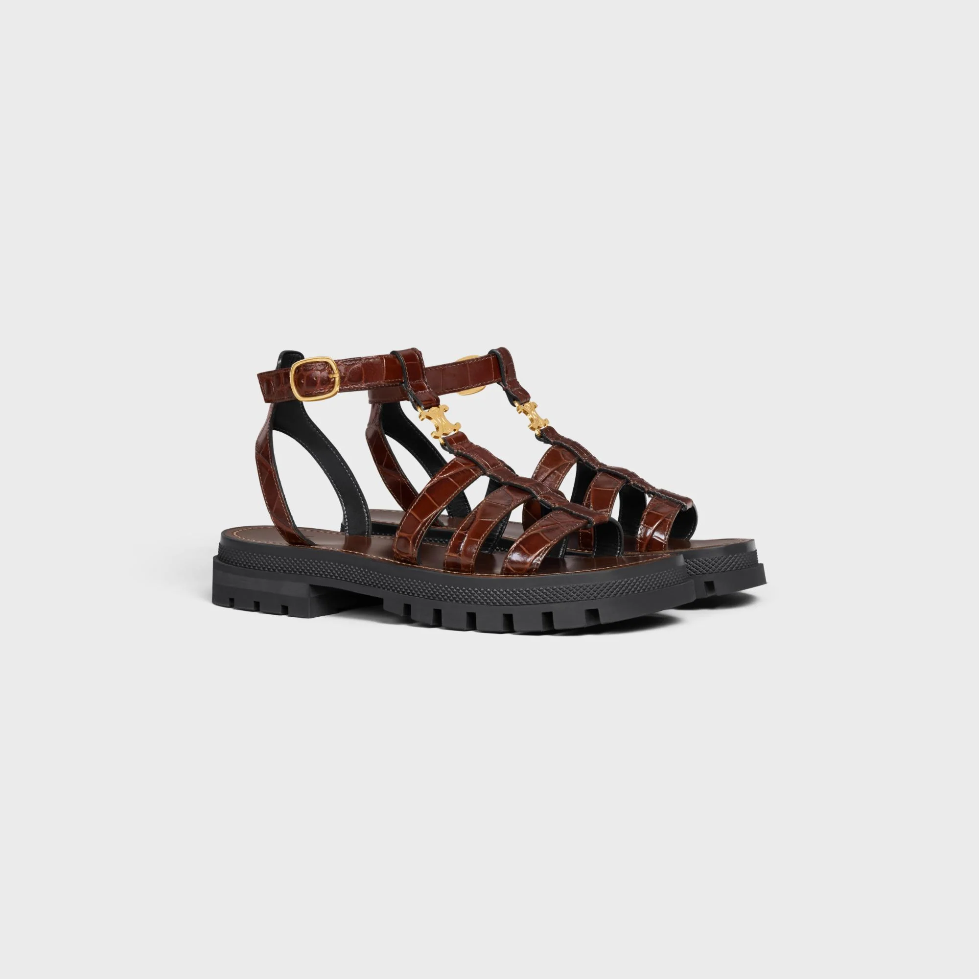 Triomphe Gladiator Chunky Sand - Dark Brown - Image 2