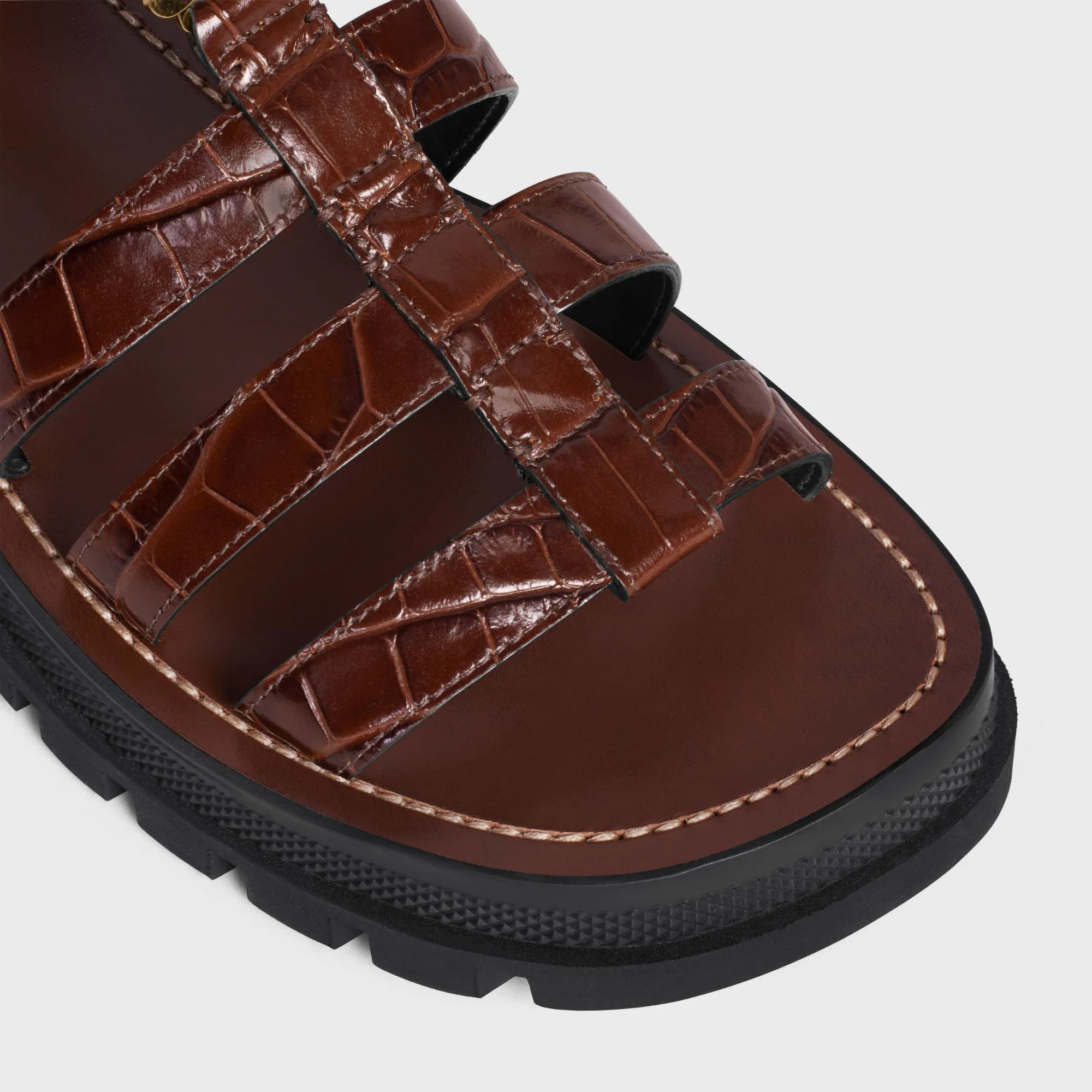 Triomphe Gladiator Chunky Sand - Dark Brown - Image 4