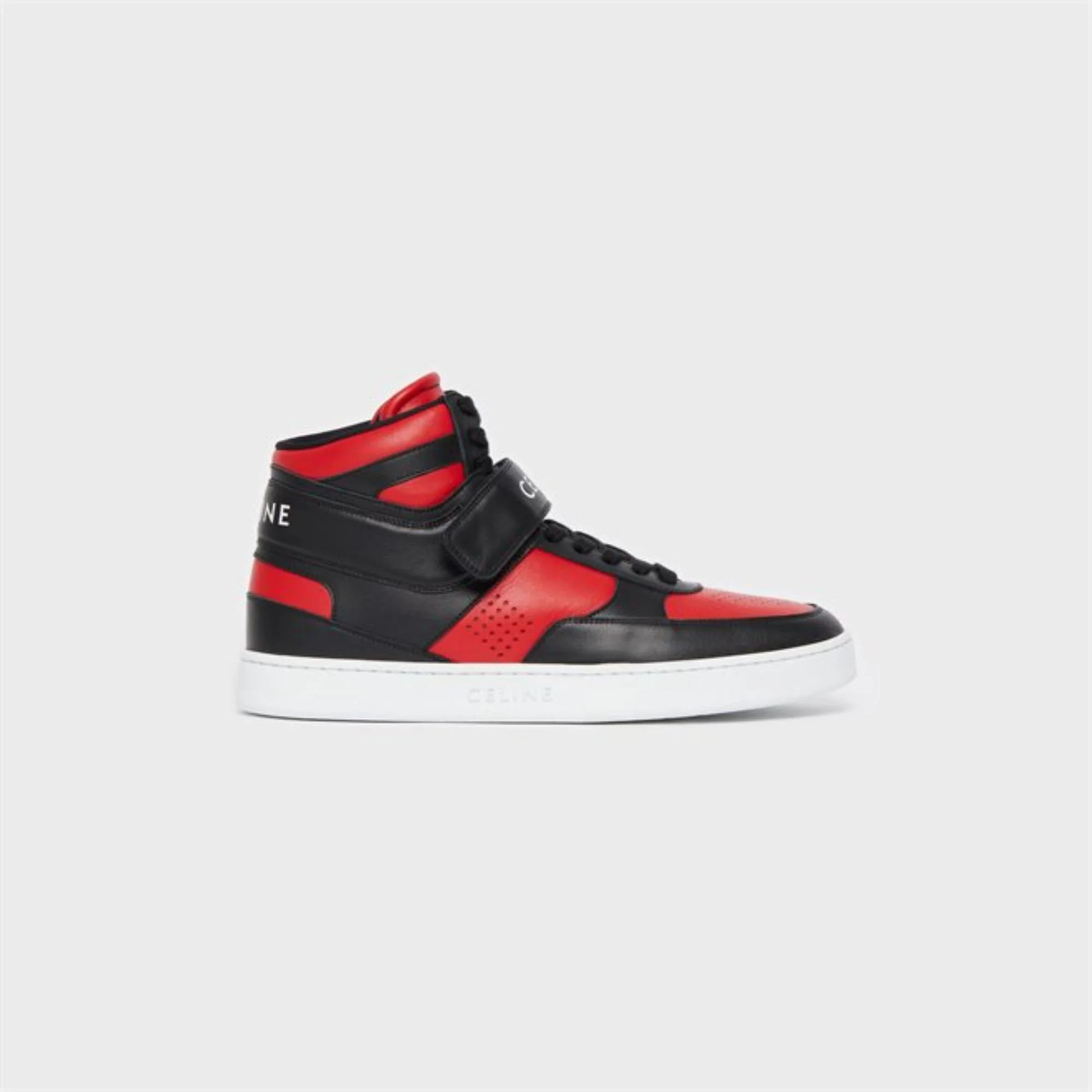 Ct-03 High Sneaker W/Scratch - Black/Red - Image 2