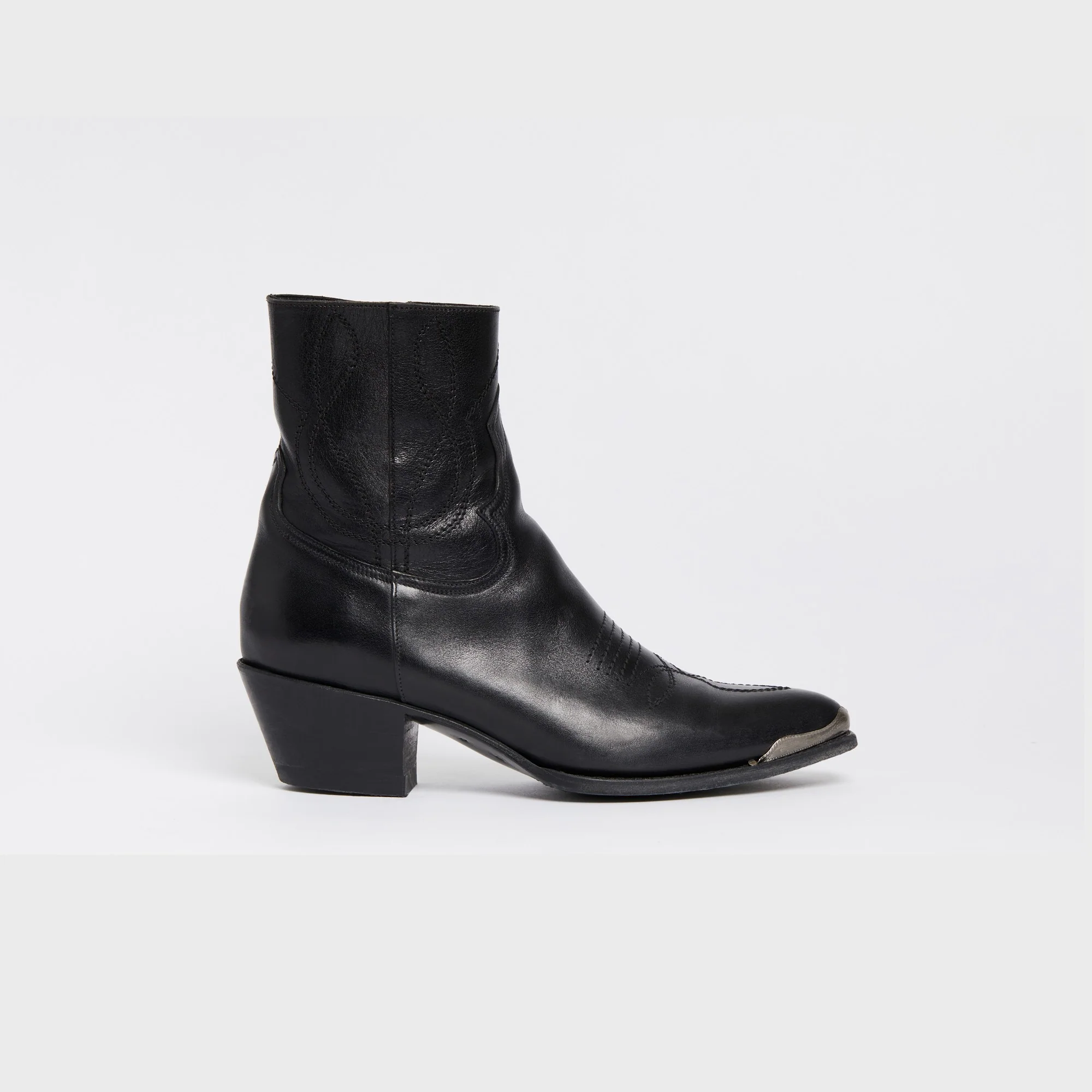 Zipped Boot W/Metal Toe 50 - Black - Image 2
